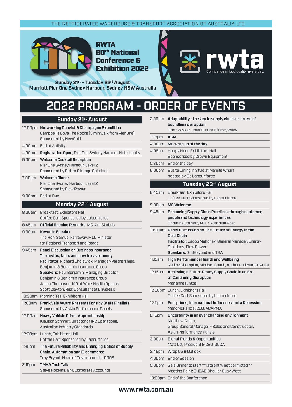Conference 2022 — RWTA
