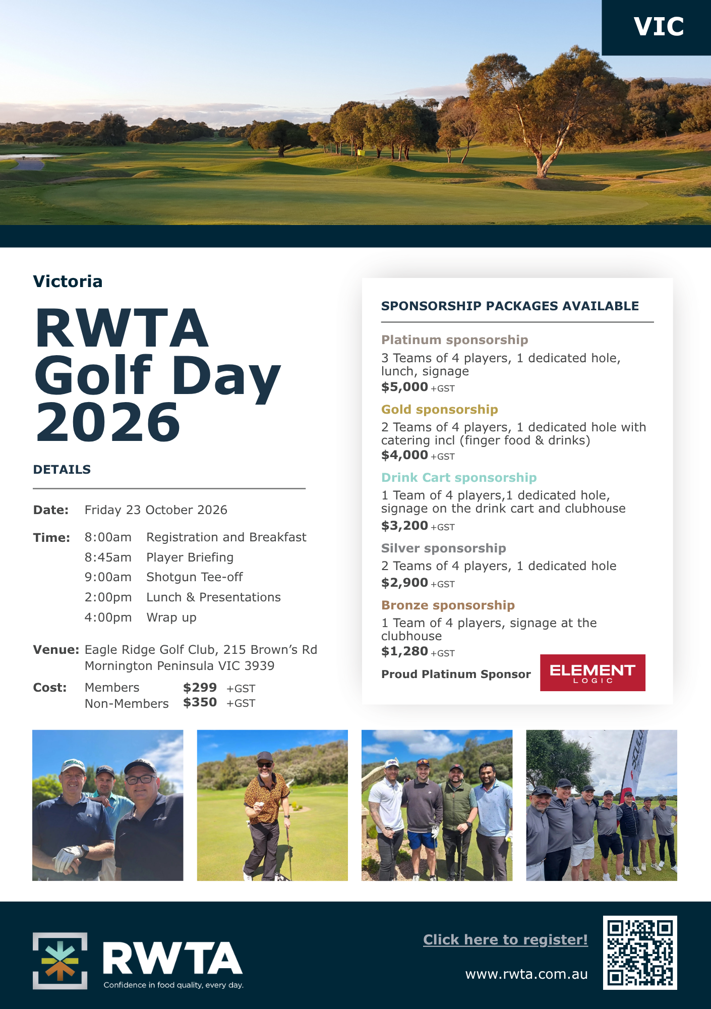 VIC Golf Day 2026