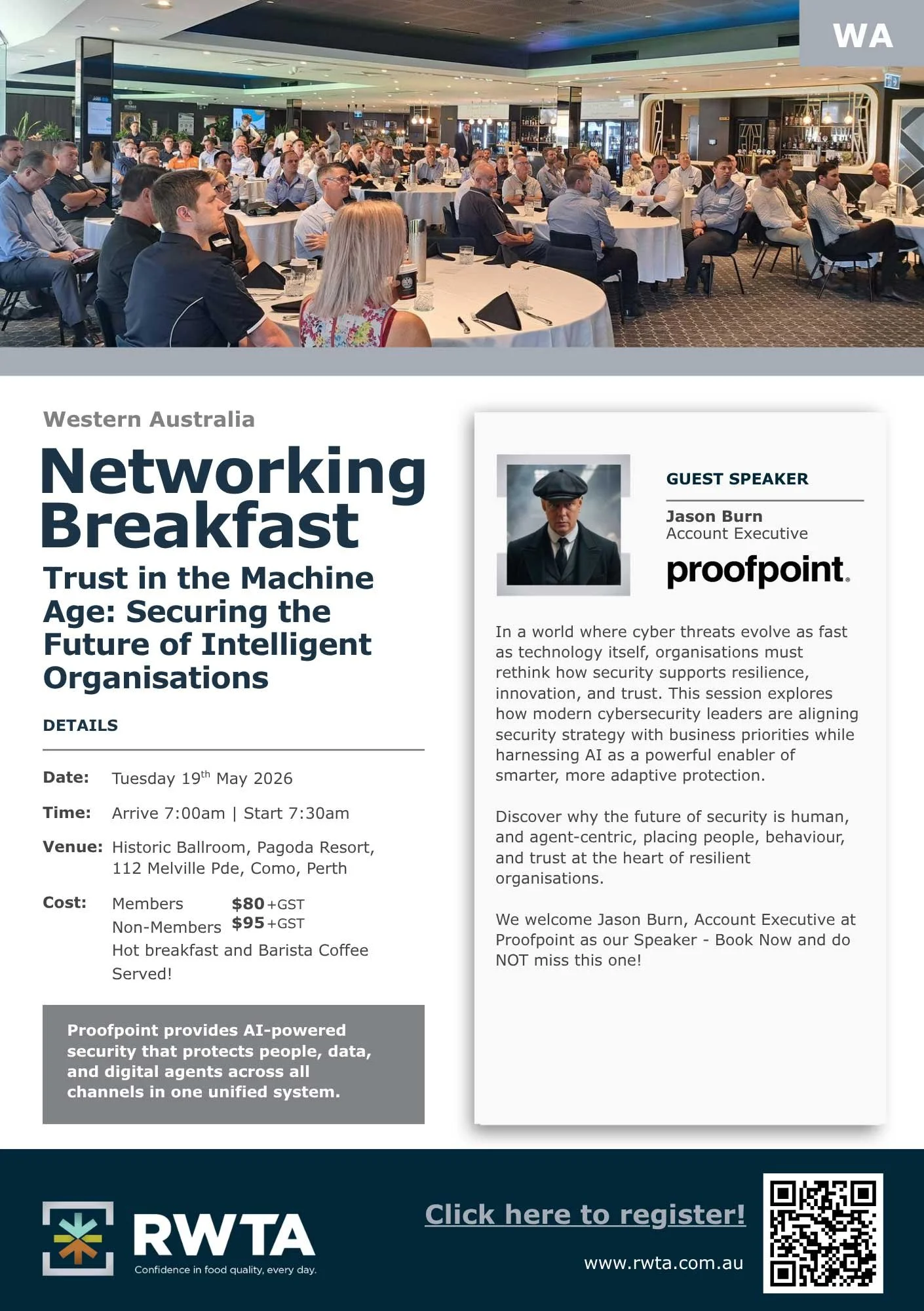 WA Networking Breakfast: Securing the Future of Intelligent Organisations