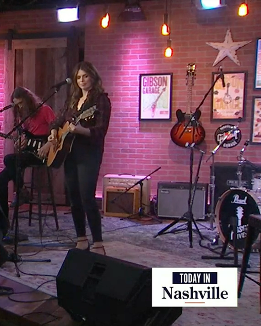 Lauren Lucas performs on Today in Nashville News Channel 4