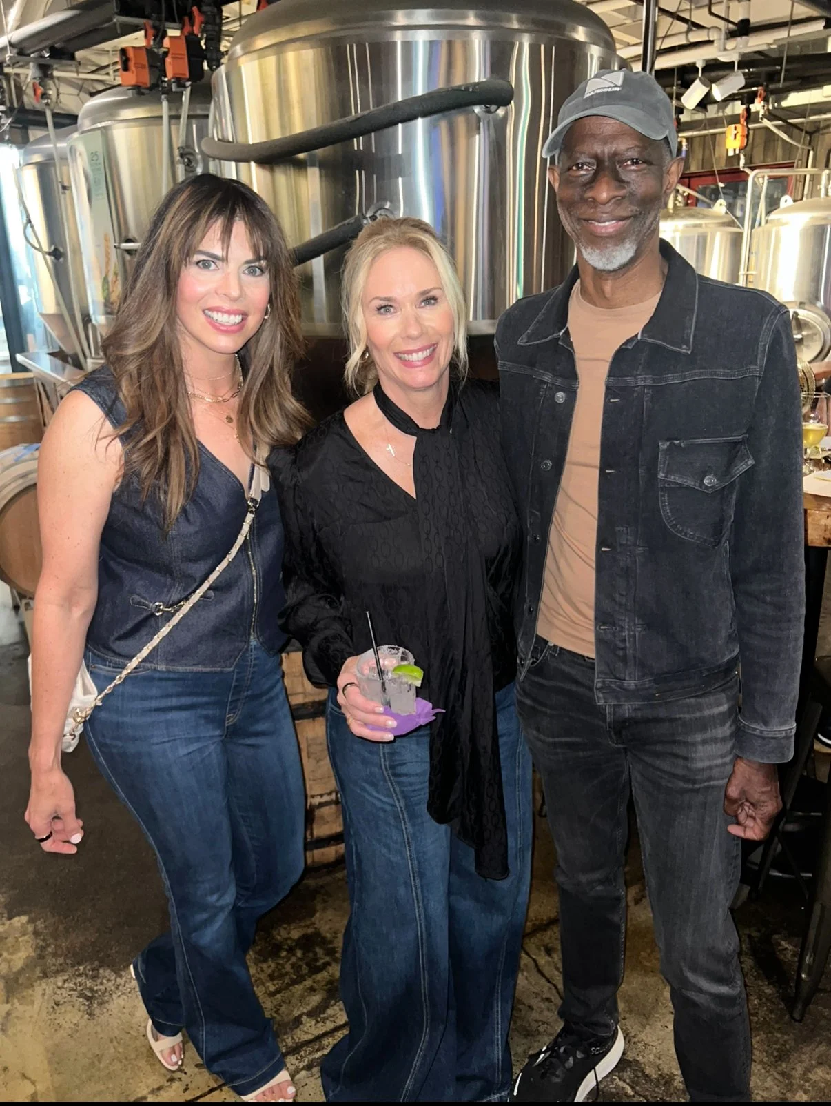 Lauren Lucas with Leanne Morgan and Keb' Mo' in Los Angeles