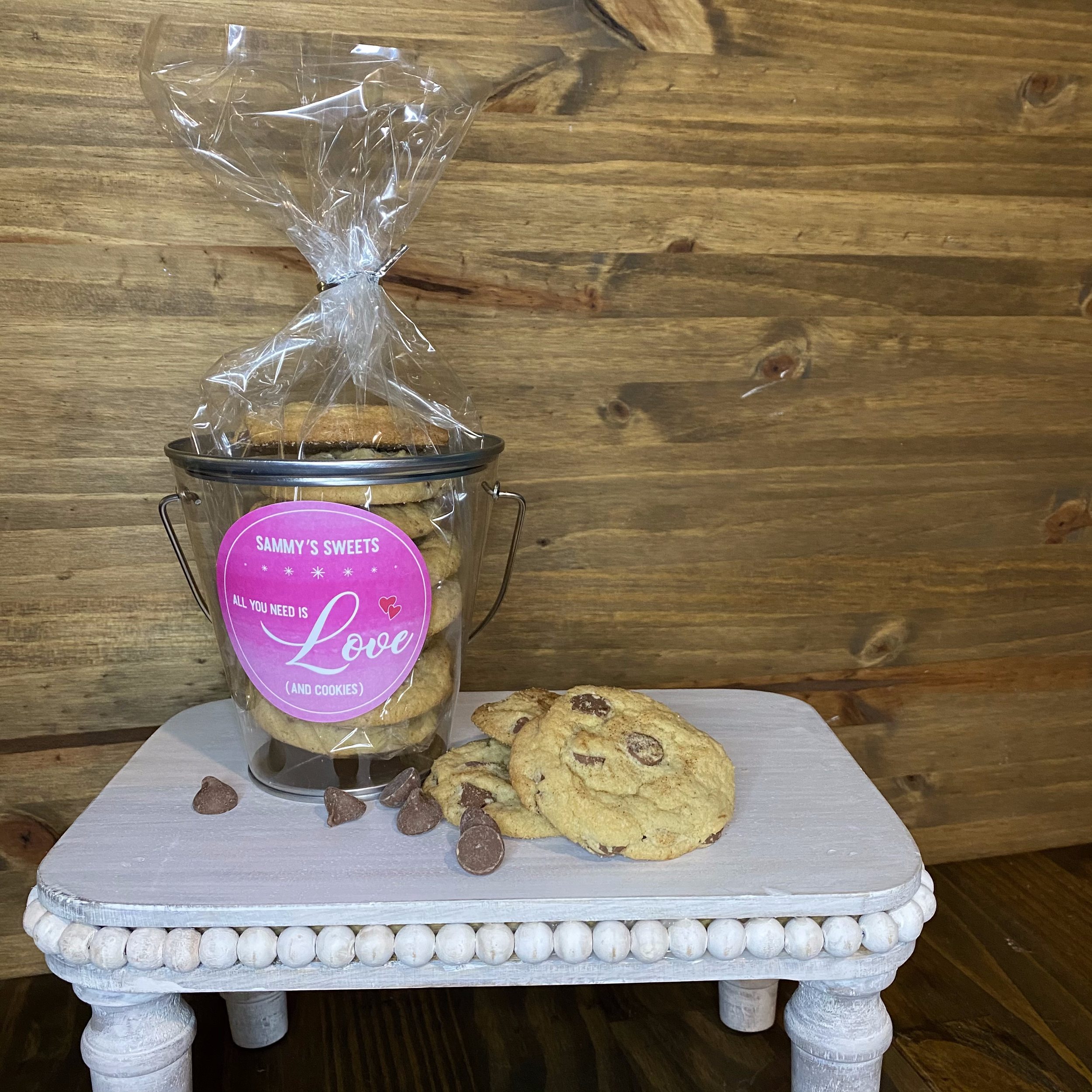 Chocolate Chip Cookie Bucket