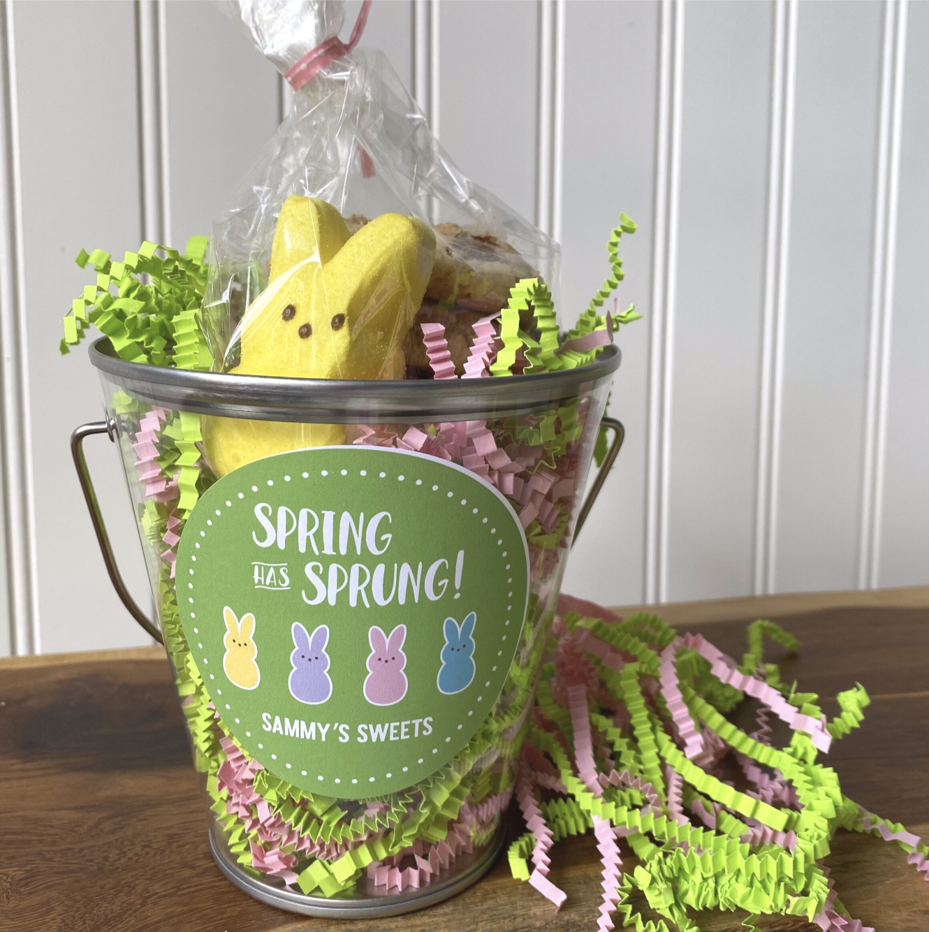 Chocolate Chip Cookie Easter Bucket