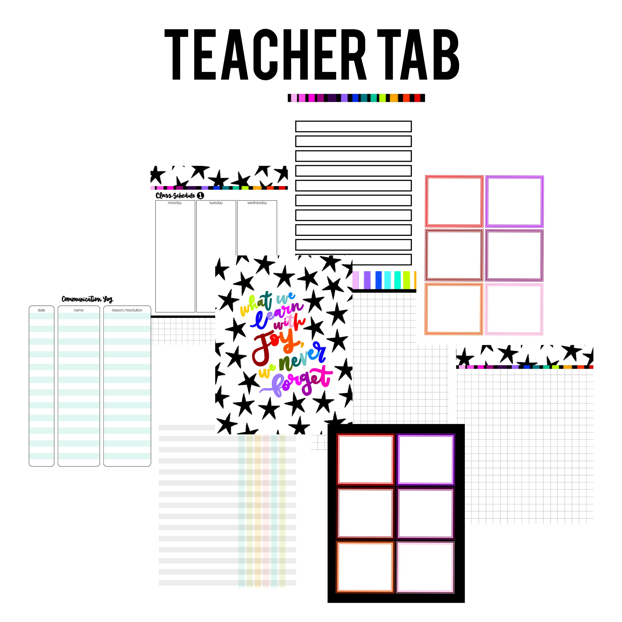 TEACHER TAB
