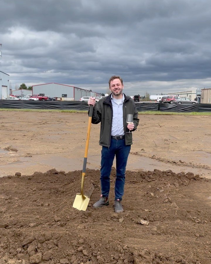 Man oh man do we have exciting news... We broke ground on our new facility yesterday! And yes Drew did it all with that golden shovel&mdash;he was that excited to get the project underway. 

There&rsquo;s going to be some crazy delicious wine made on