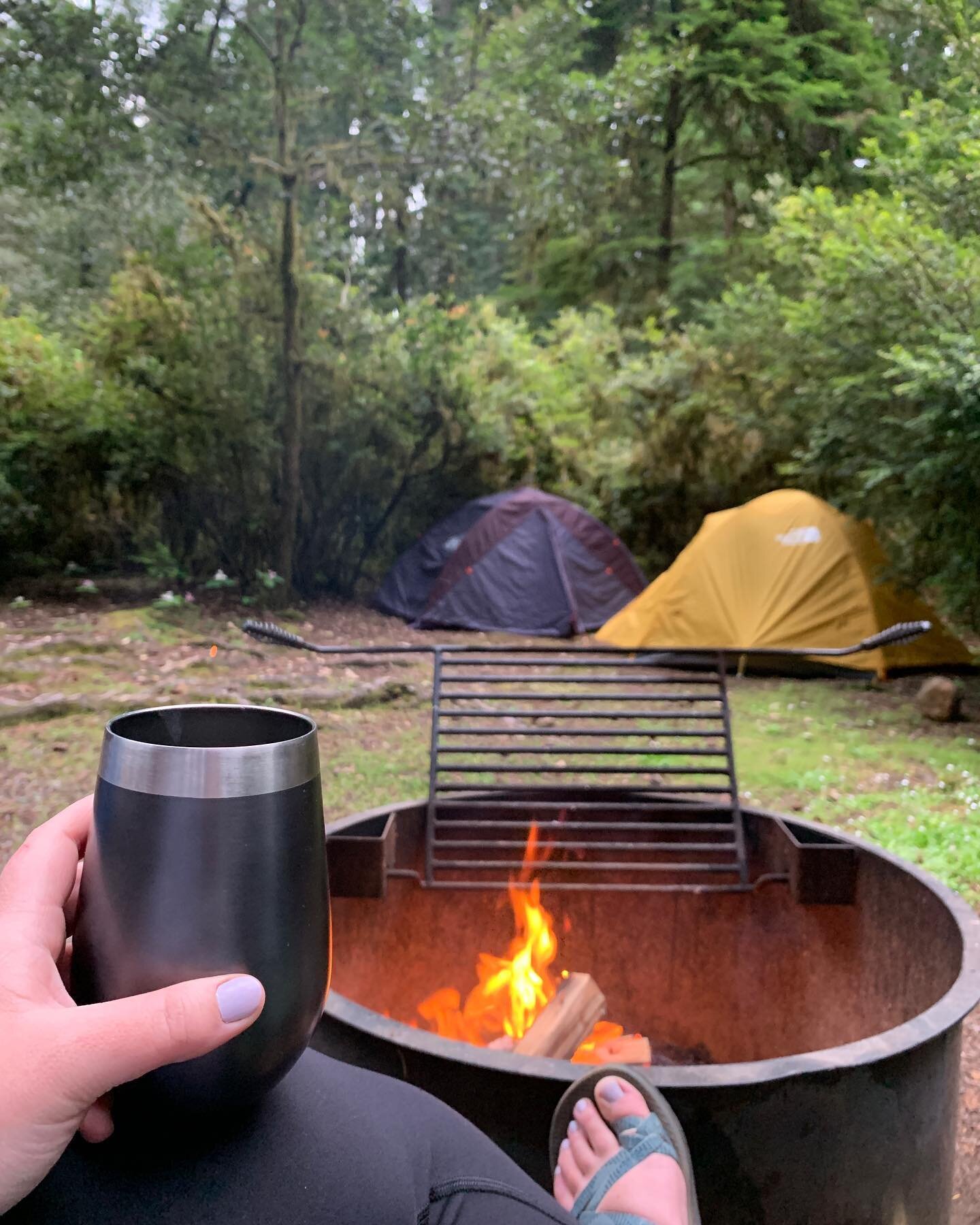 Wrapping up an amazing weekend of camping with Harper Voit in tow. 

What&rsquo;s in your cup around the campfire?