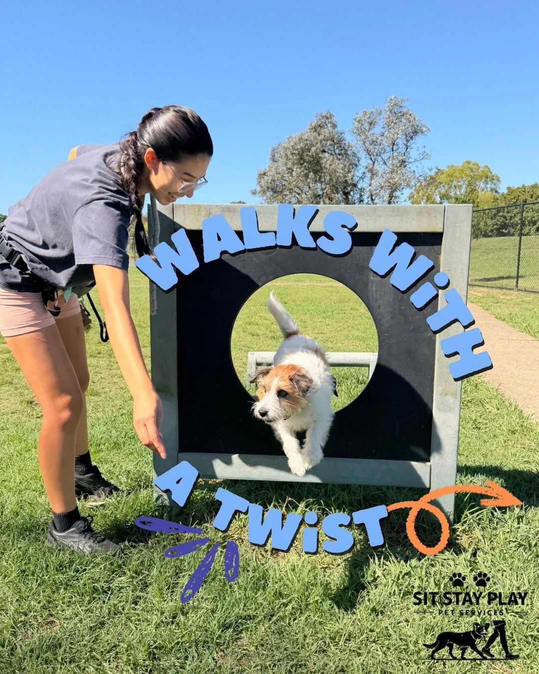 Dog walking with a Twist 🔀🐕&zwj;🦺

Turn your dog&rsquo;s daily walk into a productive training session. Our Dog walking with a Twist combines physical exercise with balanced training methods to reinforce leash manners, focus, and calm behaviour in