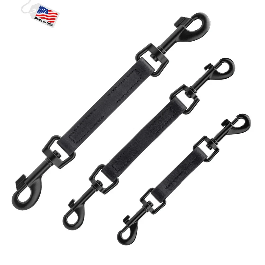 Biothane Prong Collar Safety Backup Clip group.webp