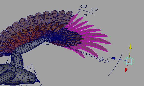 More controls over feather groups and feather flexing