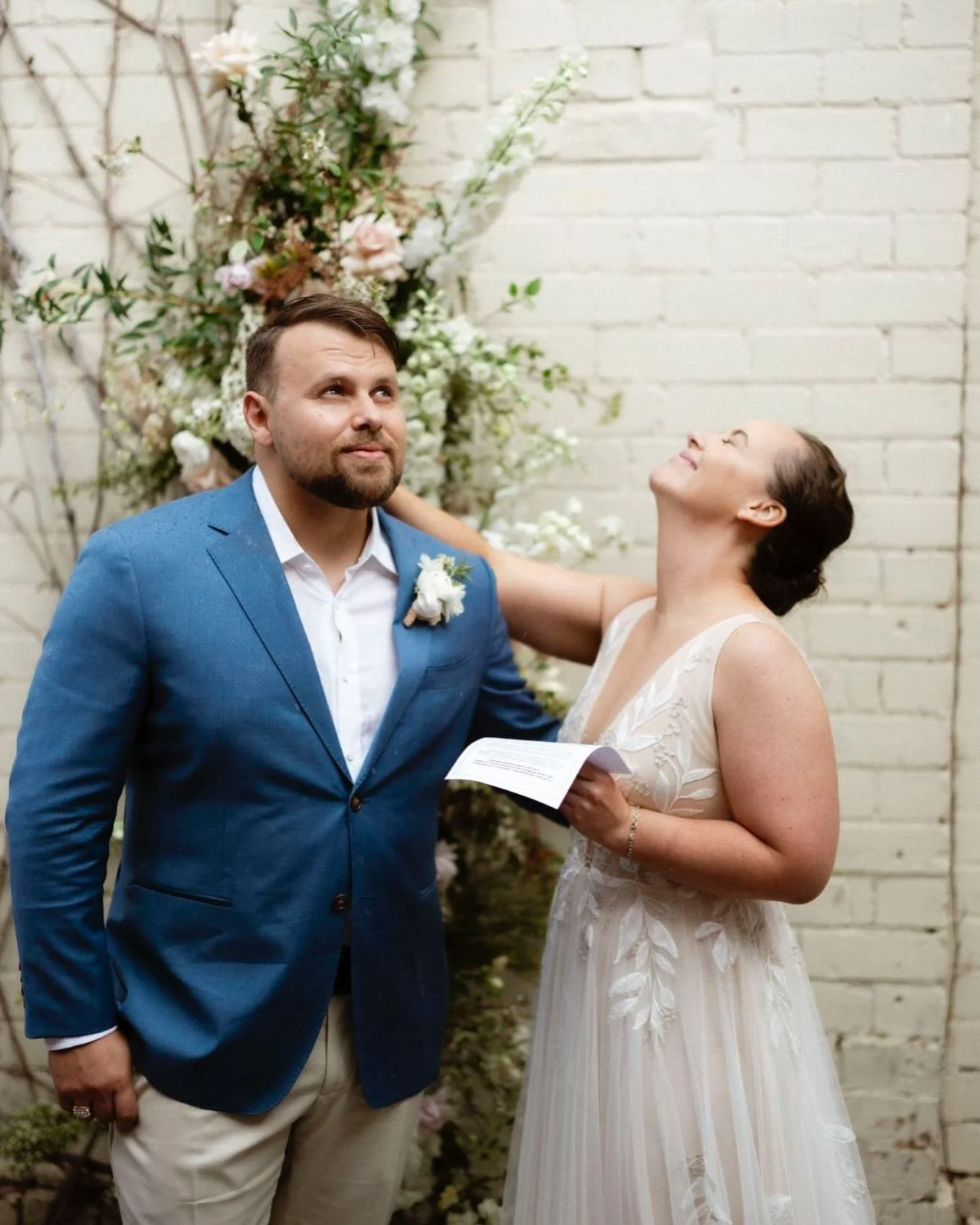 Ilka &amp; Cam just soaking it all up! A perfect little sun shower moment for these two cuties 💛💛⁣
⁣
📸 @jamessimmonsphotography