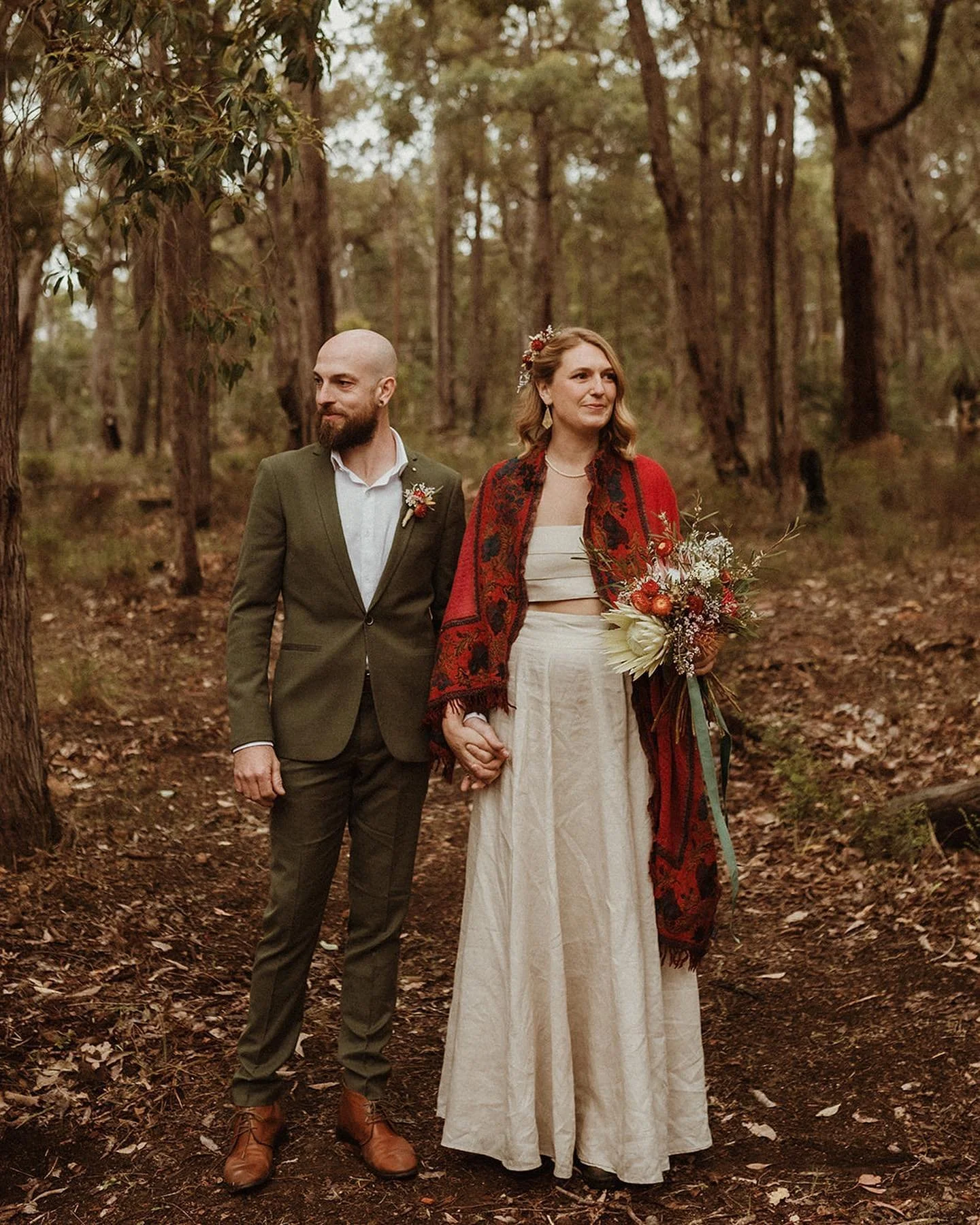 I put all my effort into writing this ceremony that I can&rsquo;t possibly write a caption to match it. ⁣
⁣
Marrying your best friend to her love is&hellip;.well, the best 🥰⁣
⁣
Congratulations to my @andipottsface and to that lucky bastard Brendon w