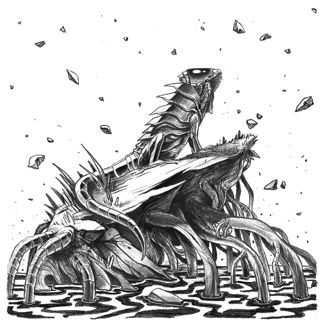 Iguanidae II-09 🌠

Rework of an old illustration with a new print now available at ➡ volhta.com/shop
-
-
-
#scifilover #originalart #scifiartwork #scifiart #scifiartist #procreate #humanart #humanartist #scifi #darkscifi #retroscifi #prints #printsh