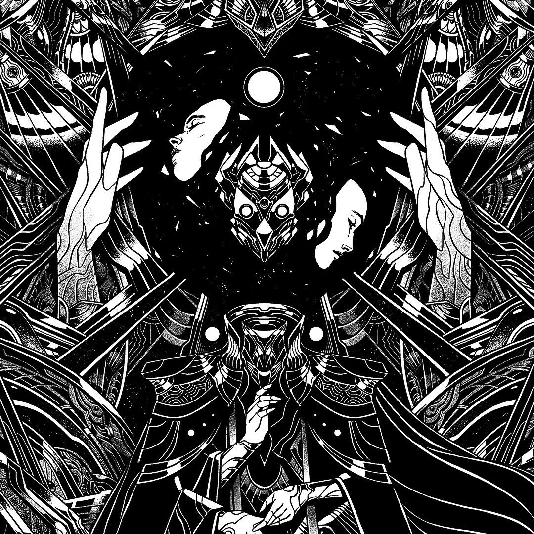 Nea Amaesys-II ☄️

New personal illustration 

Limited print / 3 colors risography / A3 size 
Available on my shop! ➡️ volhta.com/shop
-
-
-
#originalart #scifiartwork #scifiart #scifiartist#blackandwhitedrawing #blackandwhiteart #humanart #humanarti