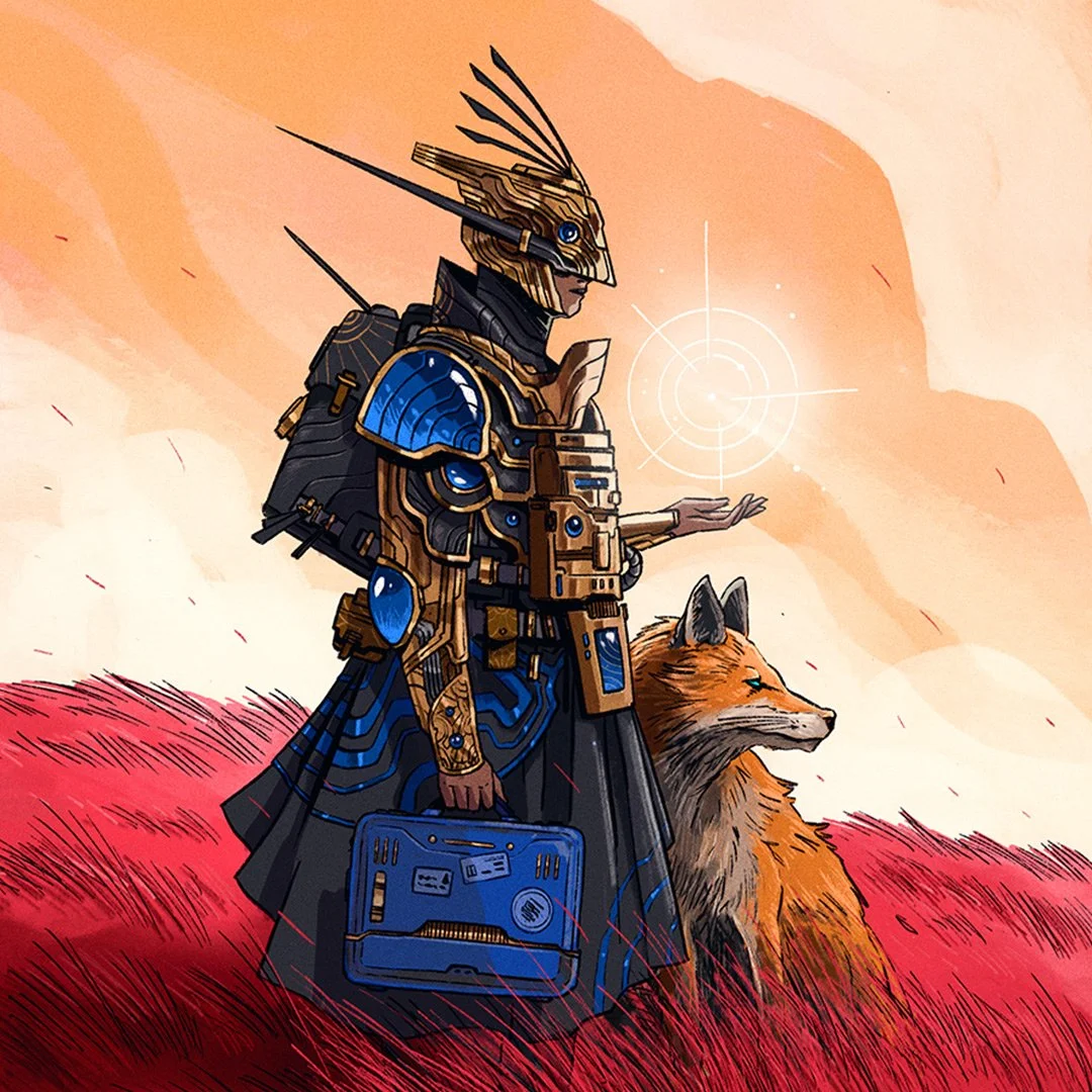 New illustration, with some colors for once! 💫🦊

A4 classic print or Fine Art print A4-A2 available: volhta.com