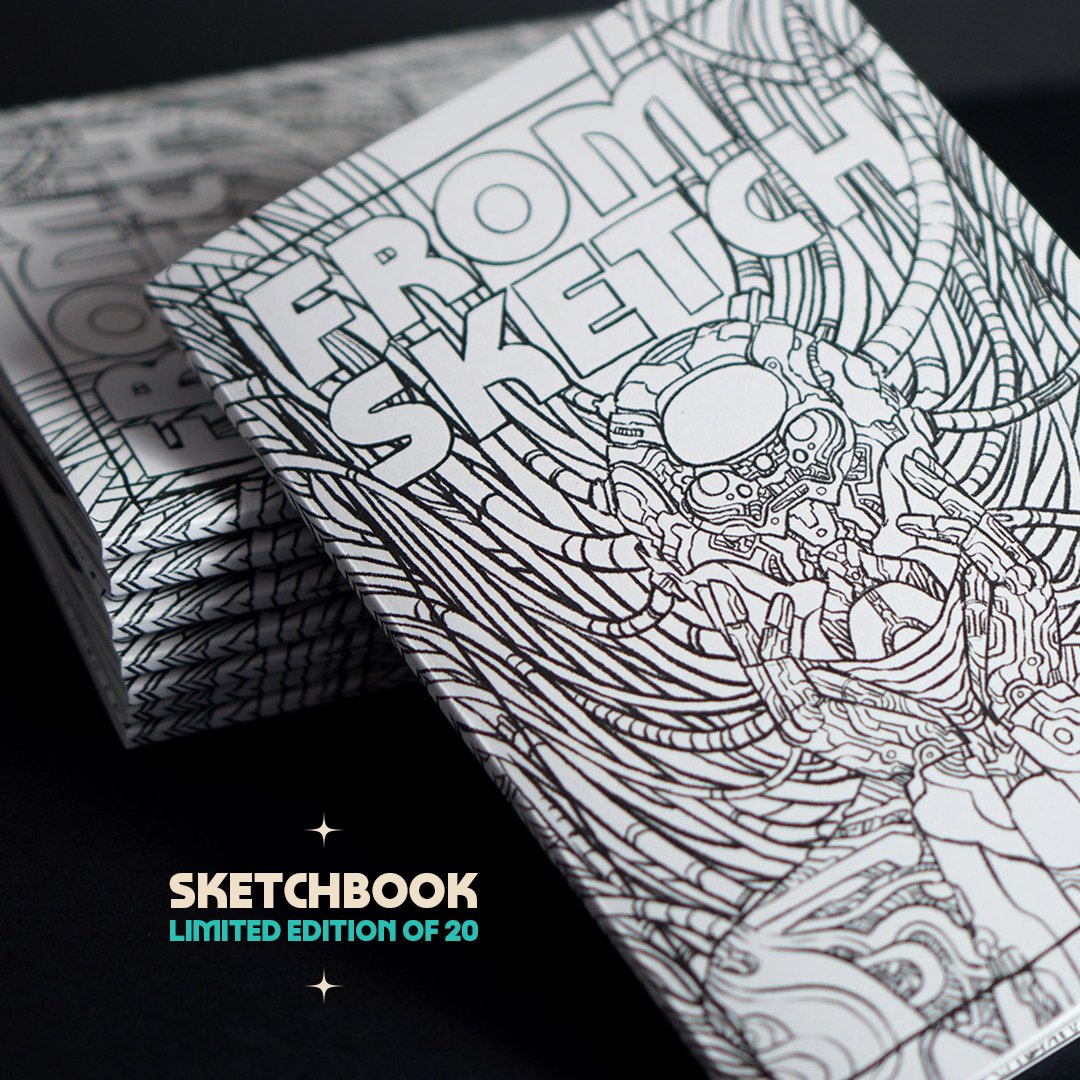 My first sketchbook is here! ✨
A5 / 32 pages / Black &amp; white / Limited edition of 20
Available ➡︎ at volhta.com/shop (link in bio)

Voici mon premier sketchbook. Un petit format A5 de 32 pages contenant des croquis, dessins jamais achev&eacute;s 