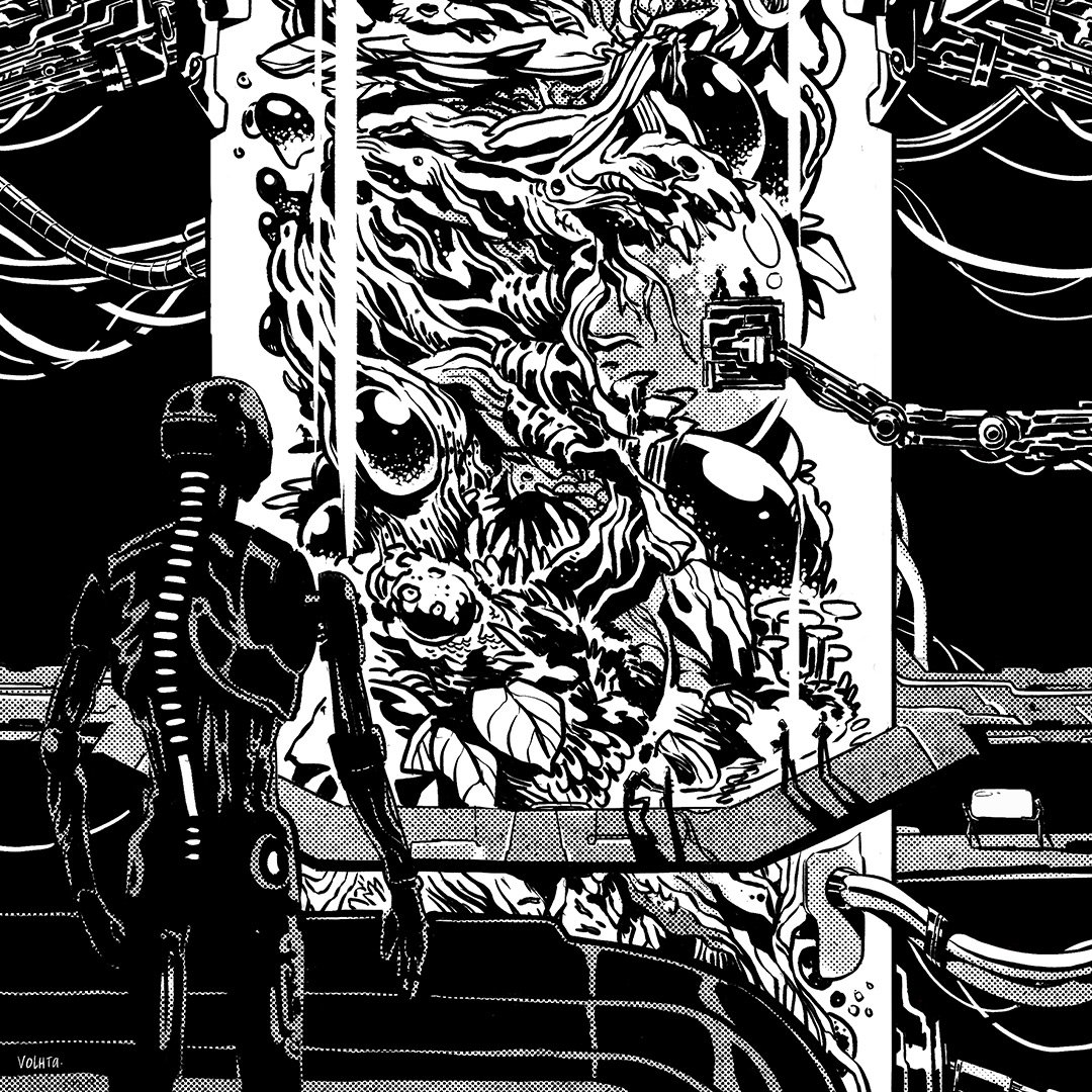 Lifeforms
🔁 2021

Prints restocked &amp; available at ➡️ volhta.com (link in bio)
A5 Black &amp; White / A4 Gold Edition