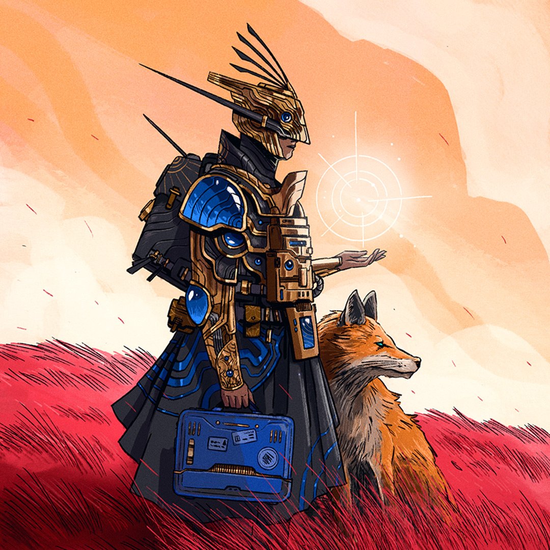 New illustration, with some colors for once! 💫🦊

A4 classic print or Fine Art print A4-A2 available: volhta.com