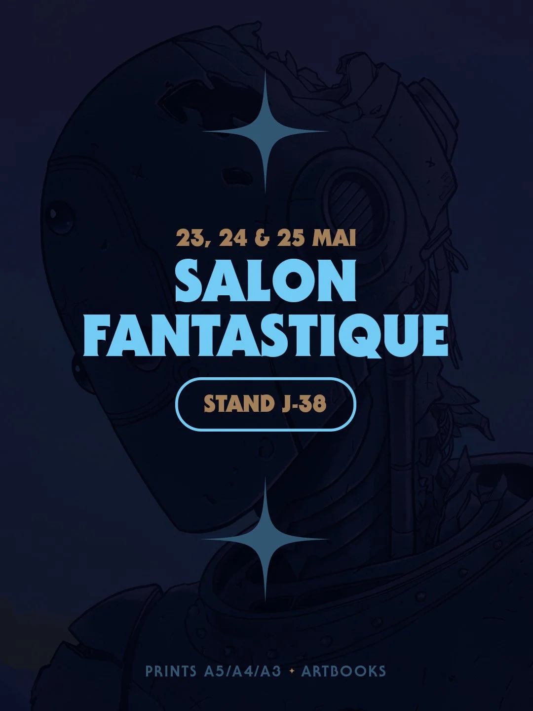 Ce week-end c'est le @salonfantastique !
J'y serai exposant pendant 3 jours aux c&ocirc;t&eacute;s de pleinnnn d'autres artistes 

Pour me retrouver : je serai en Stand J-38 (plan ci-joint en 2&egrave;me slide)

Pour l'occasion j'aurai pas mal de nou