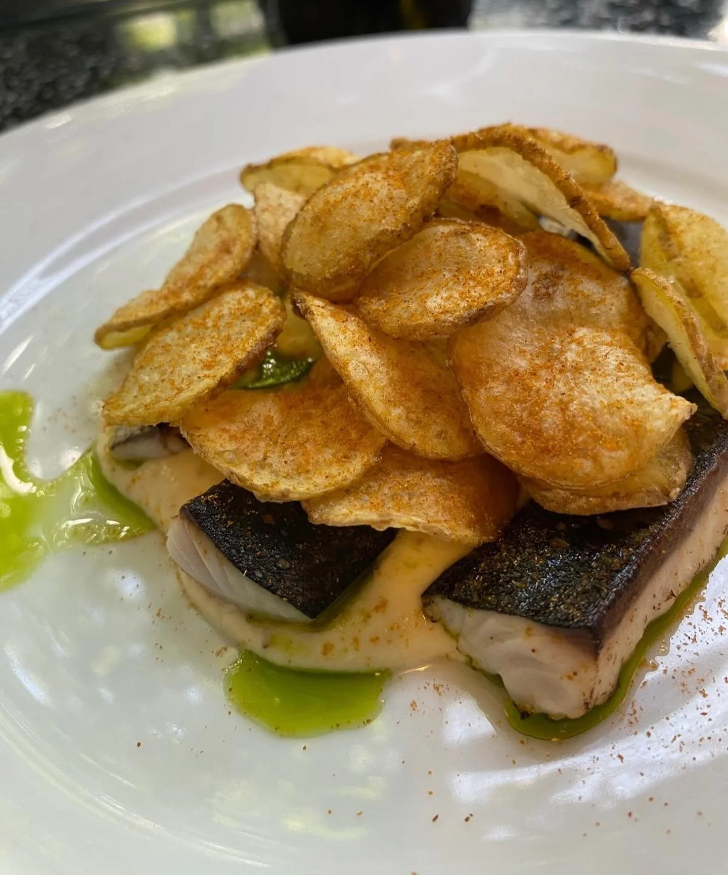 Midsummer at Marmo!
- Torched mackerel, gooseberry mustard, fig leaf and crisp Jersey Royal potato
- Cherry caponata, purslane and Pennard Vale
- Chilled tomato and peach soup
- Some of many ros&eacute; and light red options
- Summer inside and out!