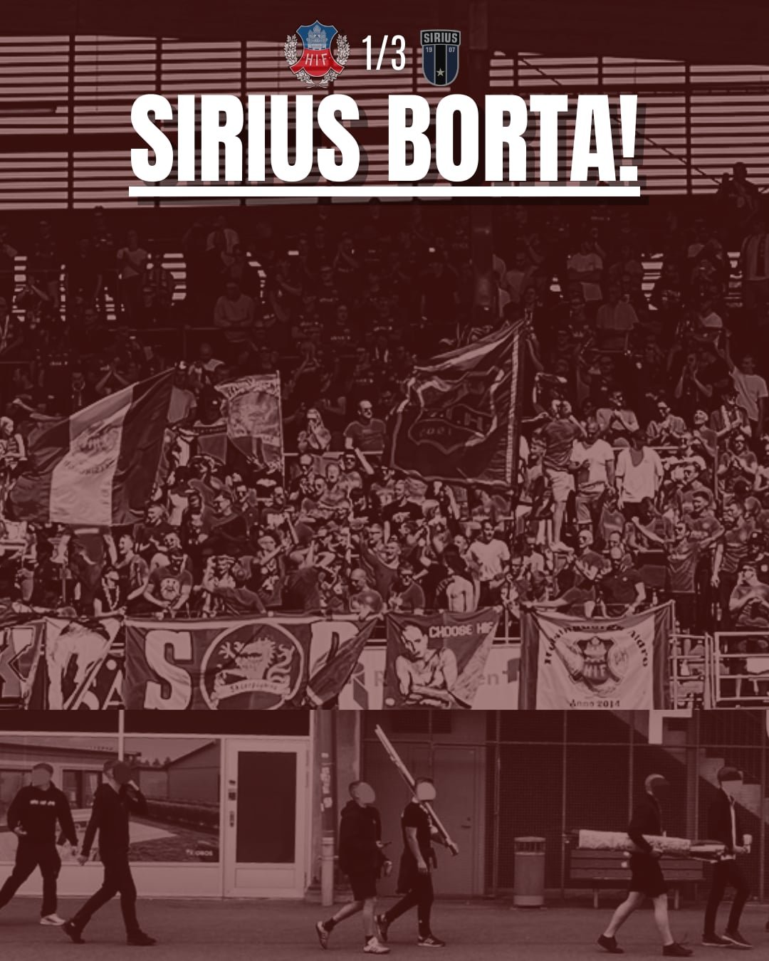 P&aring; s&ouml;ndag &auml;r det dags igen alla till Uppsala!
Vi f&ouml;rs&ouml;ker f&aring; iv&auml;g en buss och beh&ouml;ver 35 s&aring;lda senast onsdag kv&auml;ll f&ouml;r att bussen ska kunna rulla. 
In p&aring; hemsidan f&ouml;r aktuell info
k