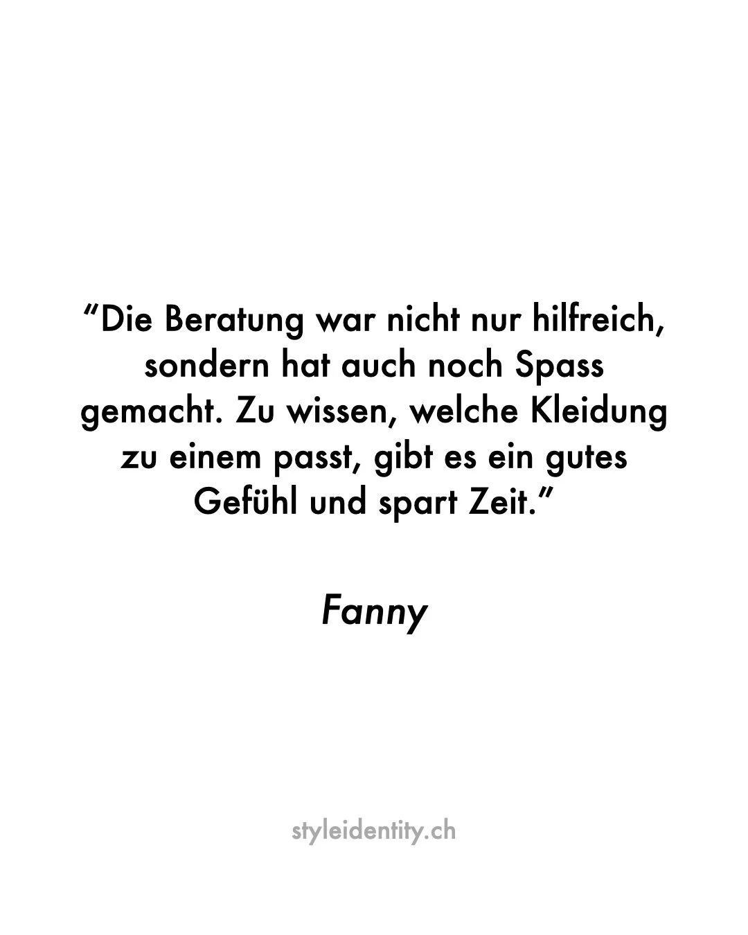 Kundenbewertung | Client Review
Authentisch. Persönlich. Transformierend.
Farbberatung / Personal Colour Analysis
Körpertyp Analyse / Image Archetype Analysis
Zürich | DE & EN | https://styleidentity.ch 
#farbberatung #personalcol