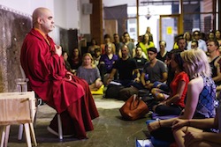 An audience with Gelong Thubten
