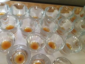 Hangover easing Apple Cider Vinegar shots
