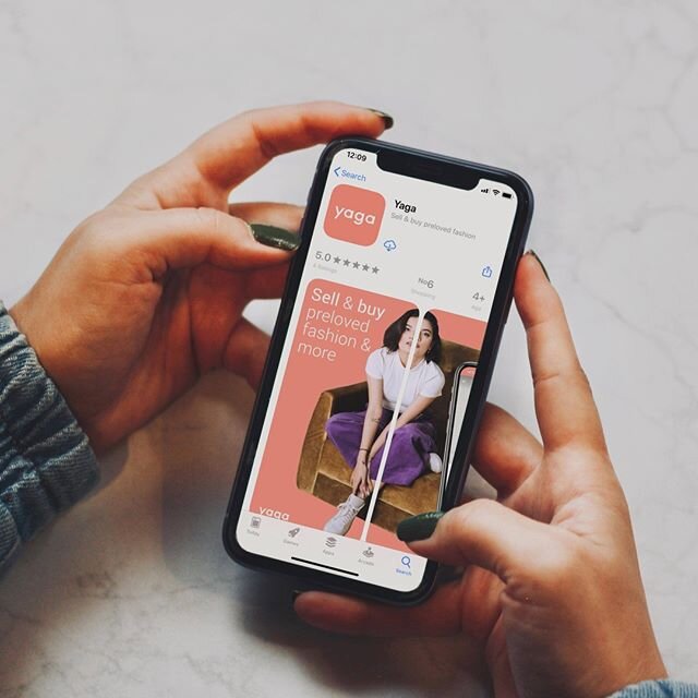 The Yaga APP is HERE! 📲
We know you've all been waiting for this and we are soooo excited to announce that the app is finally here! 👏  Enjoy real time push notifications about new messages in your Yaga inbox 📩 and sales from your shop 💸  Pst! Mak