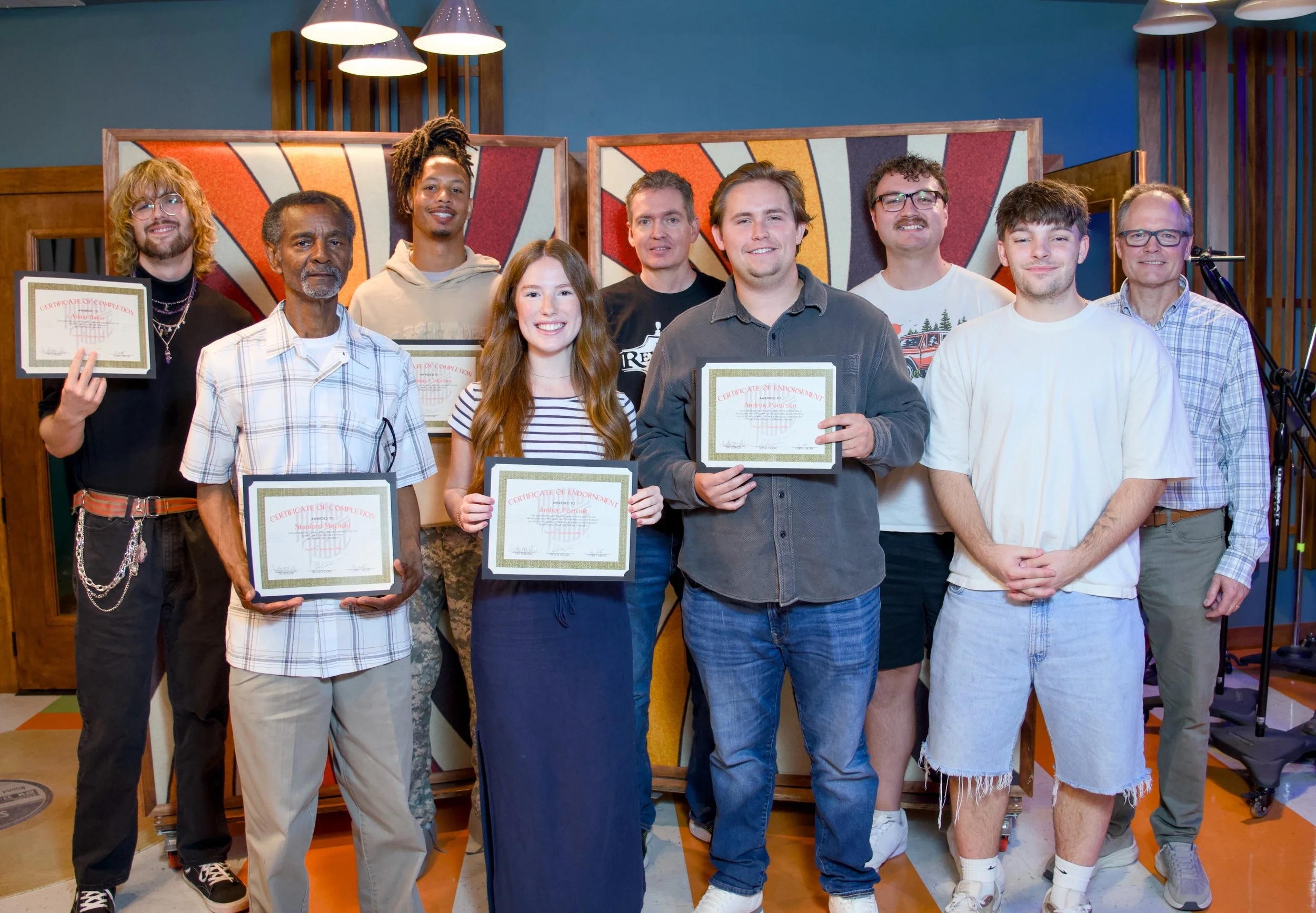 Congratulations to the newest graduates of Round Table&rsquo;s Recording Arts Program! 🎓🎶

Your hard work, creativity, and dedication have brought you to this moment, and we couldn&rsquo;t be more excited to see where your talents take you next. Th