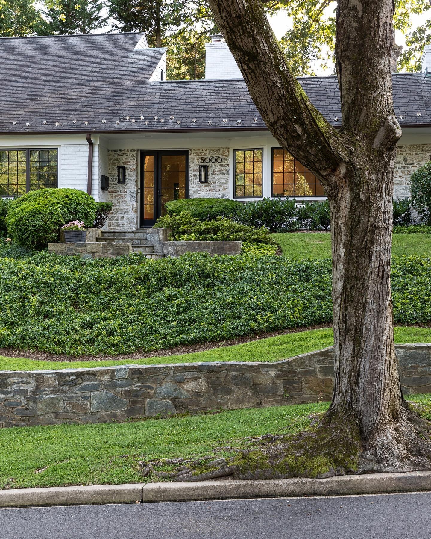 SPRING VALLEY RENO &bull; this rambler needed some love and attention so we cleaned up the exterior, painted, over grouted the stone and replaced all the windows 

Design : @thirdstreetarchitecture 
Build : @kraydibuilders 
Photographer : @christykos