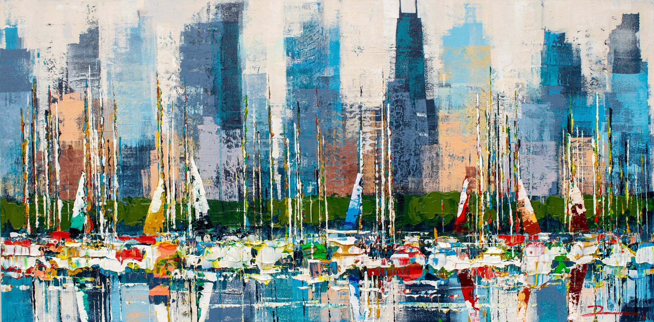 Our Adventure is an Original Acrylic Painting on Canvas — Rosa Chavez