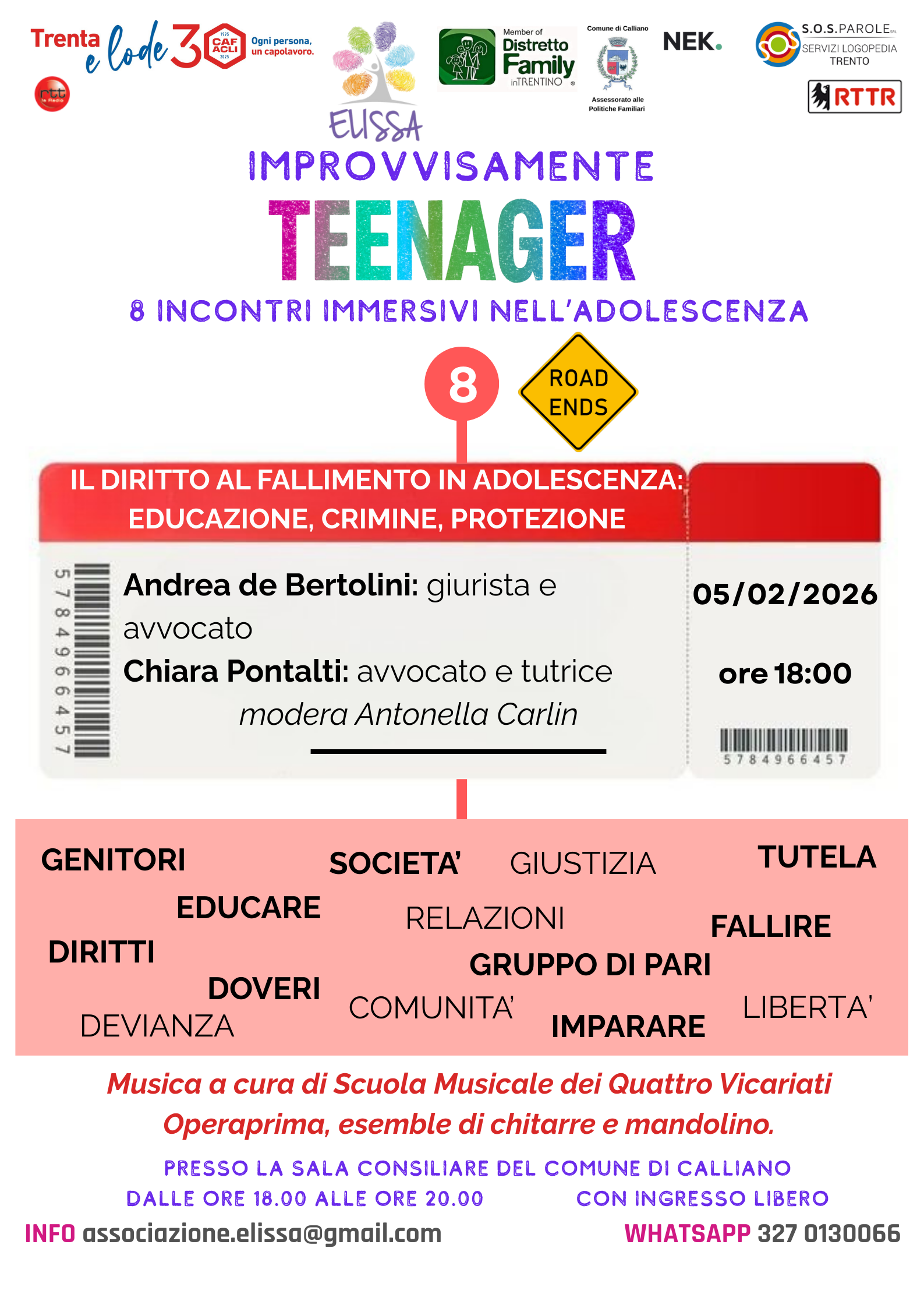 IMPROVVISAMENTE TEENAGER - IL DIRITTO AL FALLIMENTO IN ADOLESCENZA: L'EDUCAZIONE, IL CRIMINE, LA PROTEZIONE
