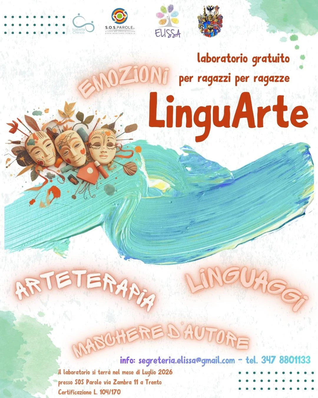 LINGUARTE: ARTETERAPIA, LOGOPEDIA E PESAGOGIA
