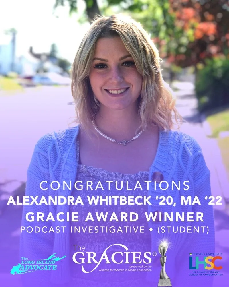 2022 Gracie Award in Investigative Podcasting Alliance of Women in Media