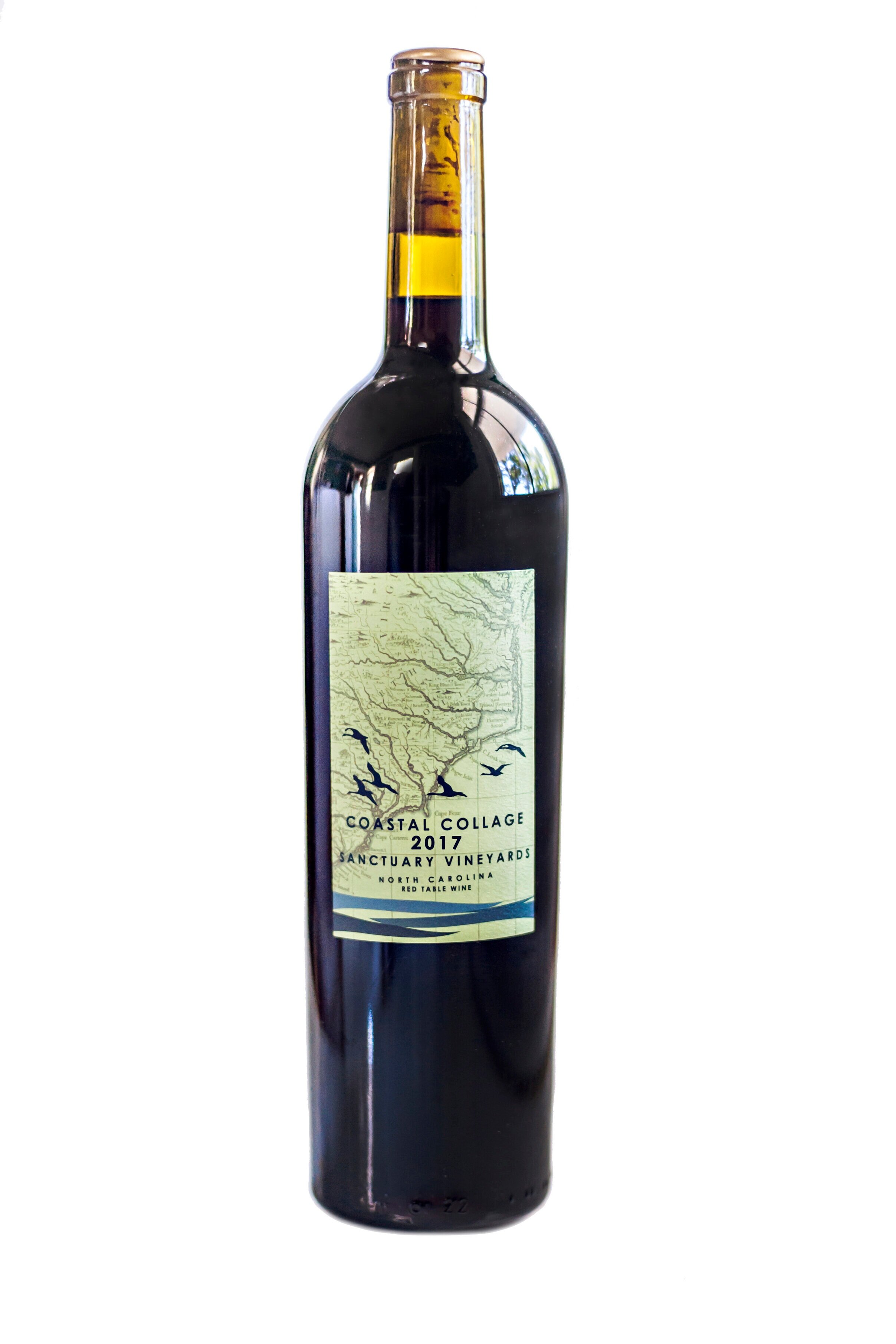 Award winning NC Wines at Sanctuary Vineyards tasting room, winery