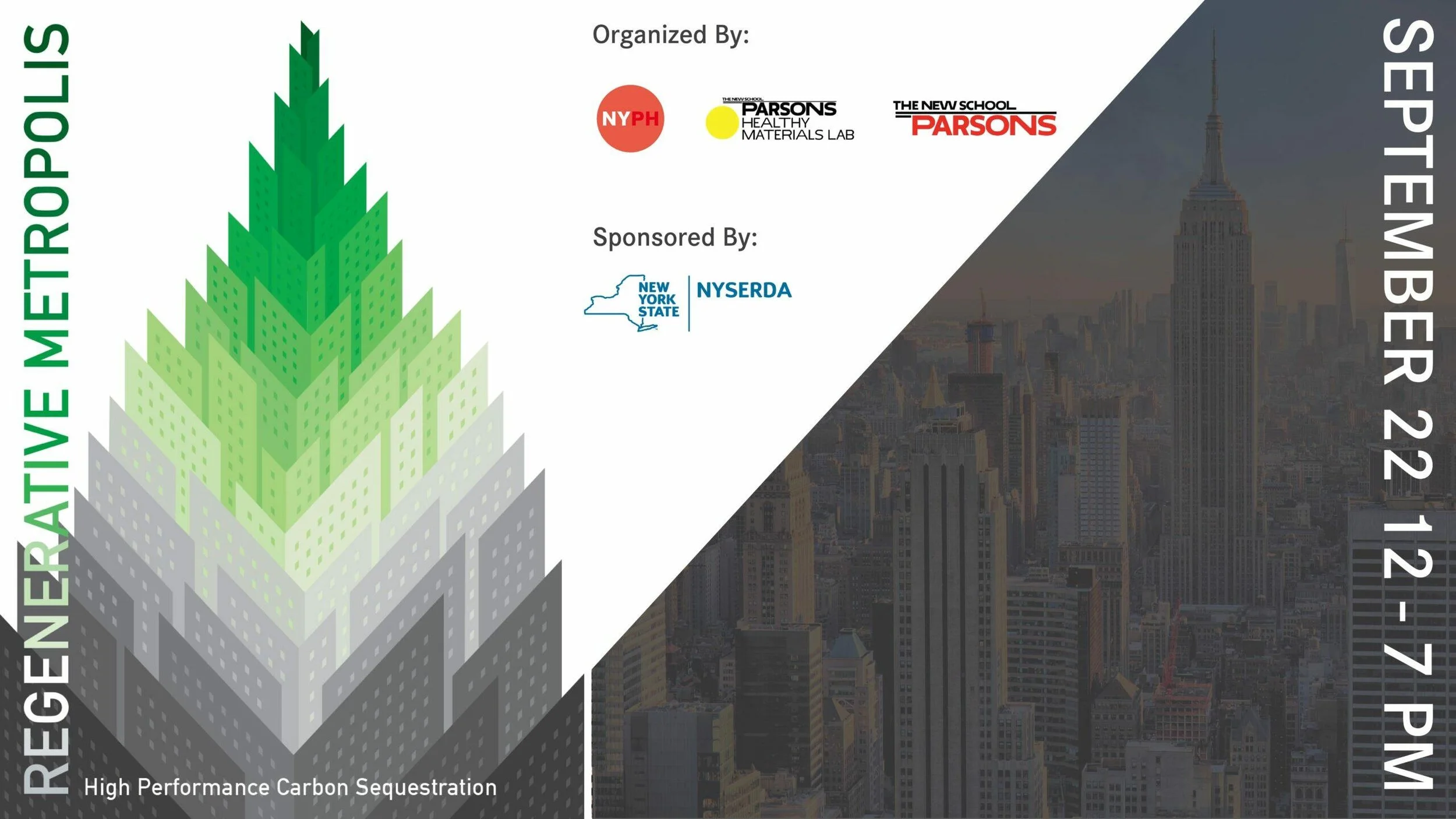 [IN PERSON] Regenerative Metropolis: High Performance Carbon Sequestration 2023