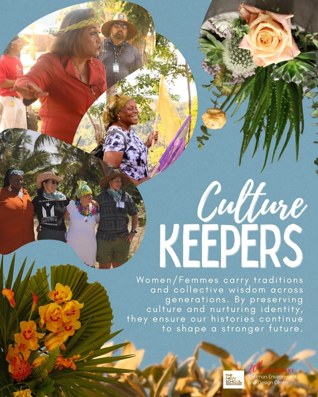 Culture lives because women/femmes carry it forward.

Across generations, they have preserved language, traditions, stories, and collective wisdom that shape who we are and where we are going.

As culture keepers, they nurture identity, memory, and b