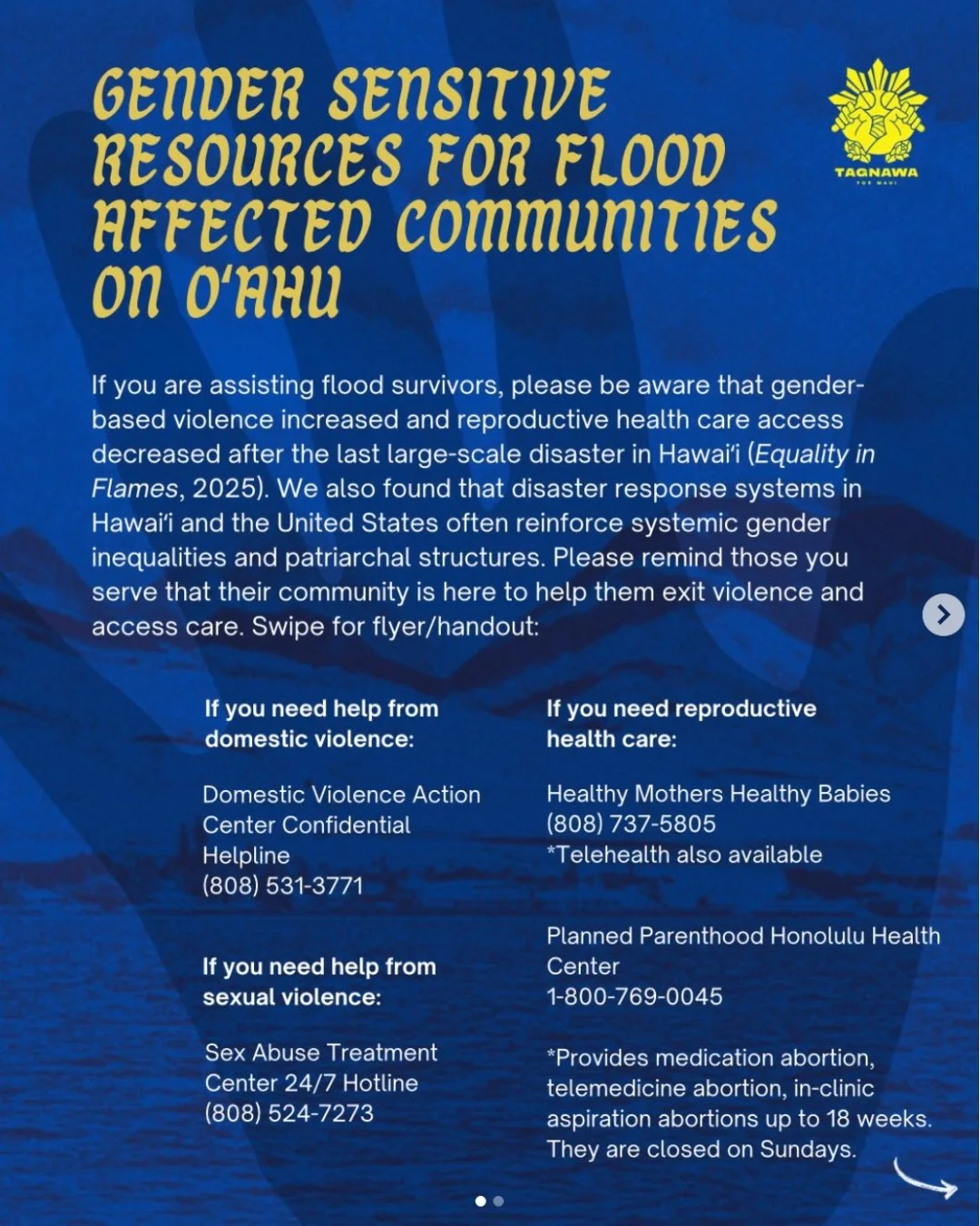 🚨GET INFORMED AND SUPPORT HAWAI&rsquo;I FLOODS GRASSROOTS RECOVERY FUND

In the wake of the recent Kona Low storms, communities across Hawaiʻi are navigating flooding, outages, and deep material loss. While response efforts have been swift, the need