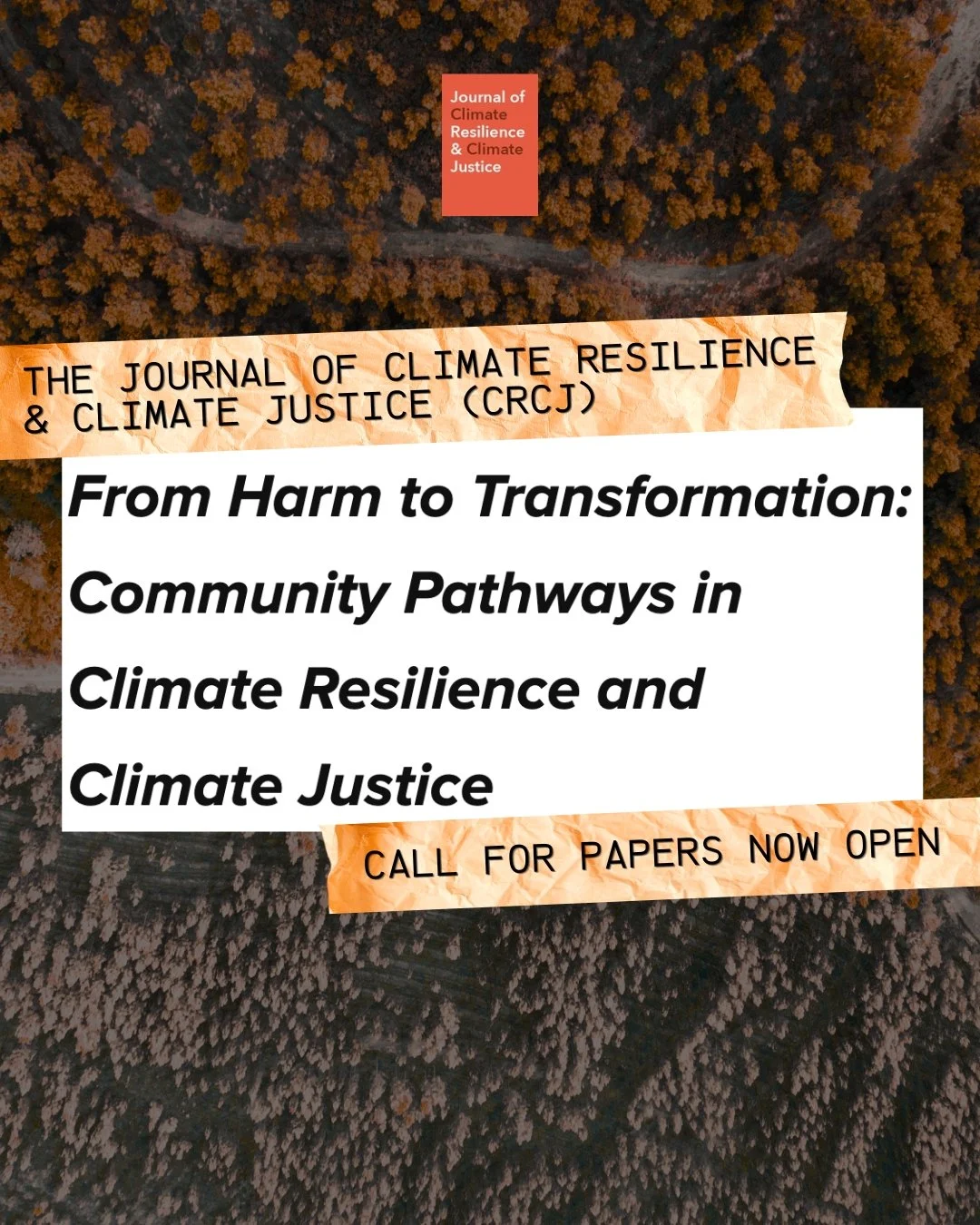#rp 📢 Submissions are OPEN for Issue 3 of the Journal of Climate Resilience &amp; Climate Justice!

Under new leadership at @ColumbiaClimate with a newly formed advisory board, we're seeking work that centers community-led transformation in response