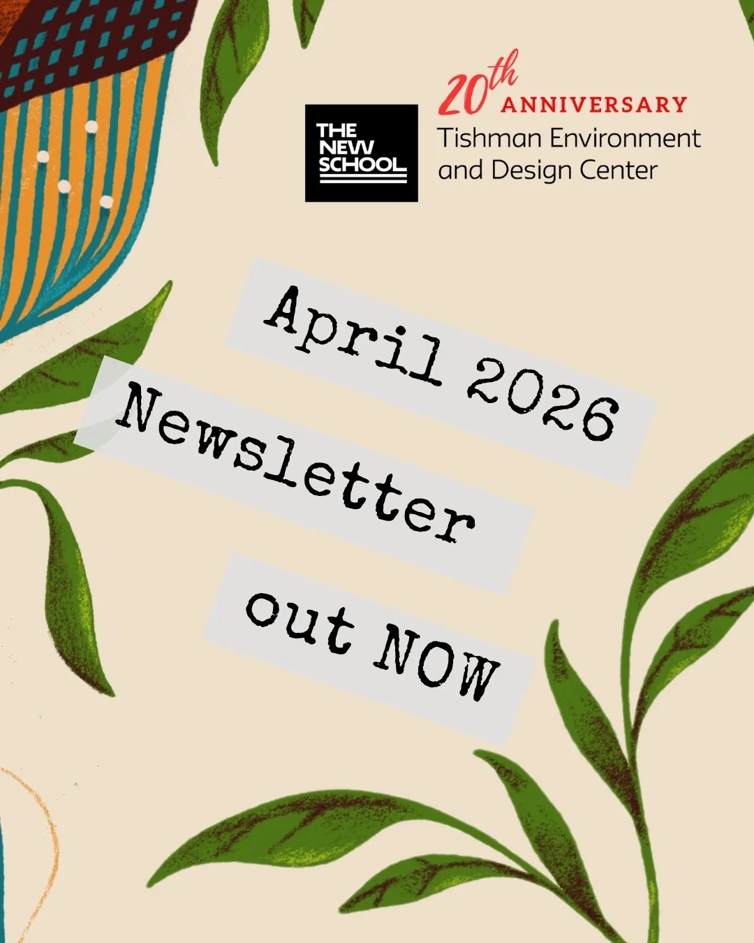 🌿 APRIL 2026 NEWSLETTER OUT NOW! 

As Dr. Ana Baptista, Director of @tishmancenter reflected, the strength of the Tishman Center lies in its ecosystem, a network of relationships, ideas, and shared commitments that continue to grow.

Check out our o