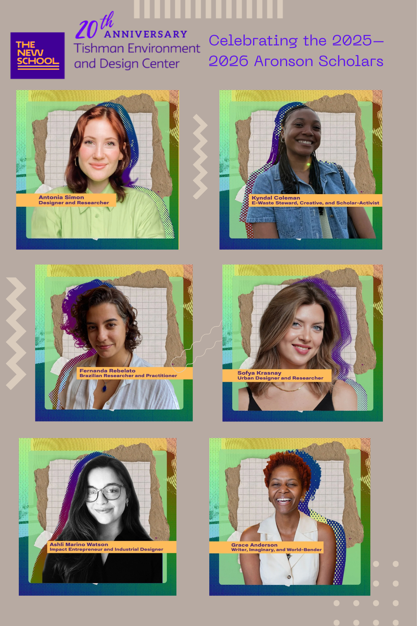 Celebrating the 2025–2026 Aronson Scholars