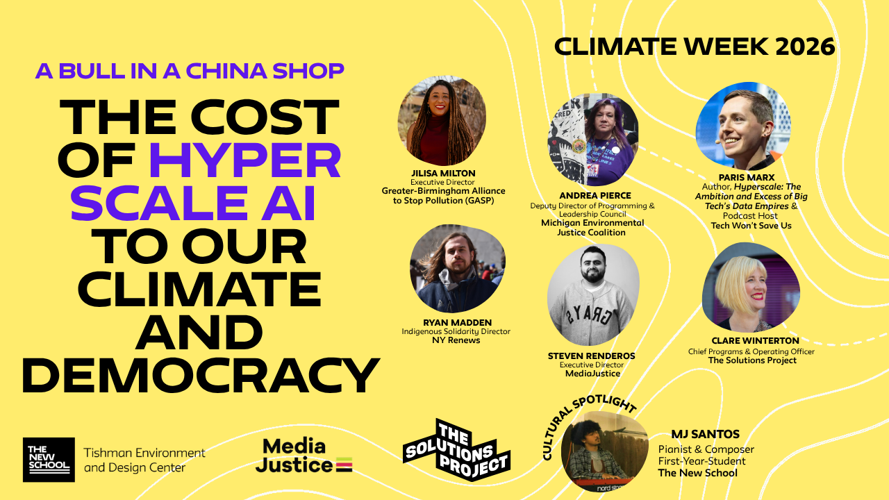  Climate Week 2026 Event: A Bull in a China Shop: The Cost of Hyper Scale AI