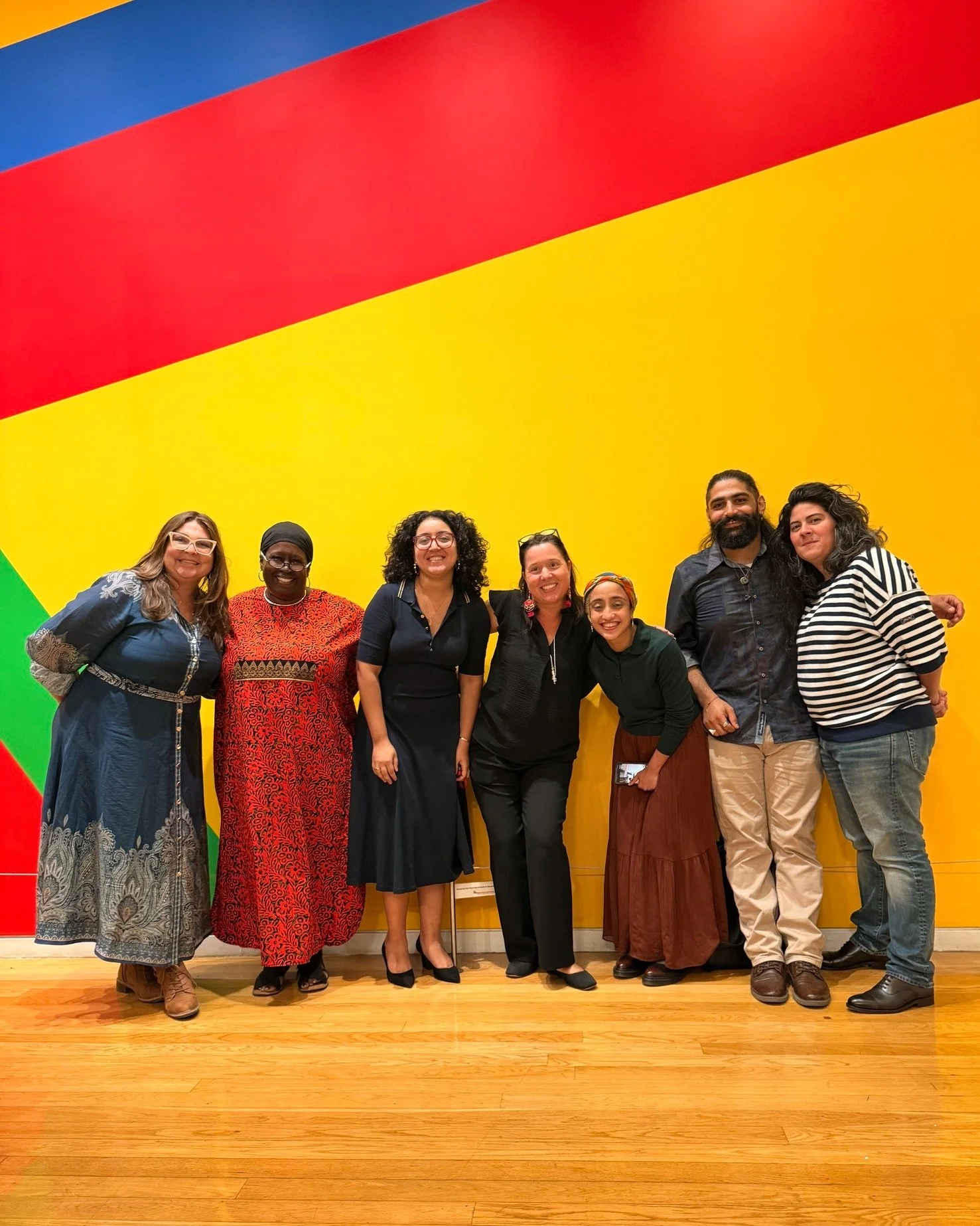 Shoutout to our Tishman Center Community who constantly support &amp; represent year after year during #ClimateWeekNYC ! 

From Left to Right- 

📣Angela Mahecha, Director of Culture and Design at the @tishmancenter at @thenewschool 

📣Jacqui Patter