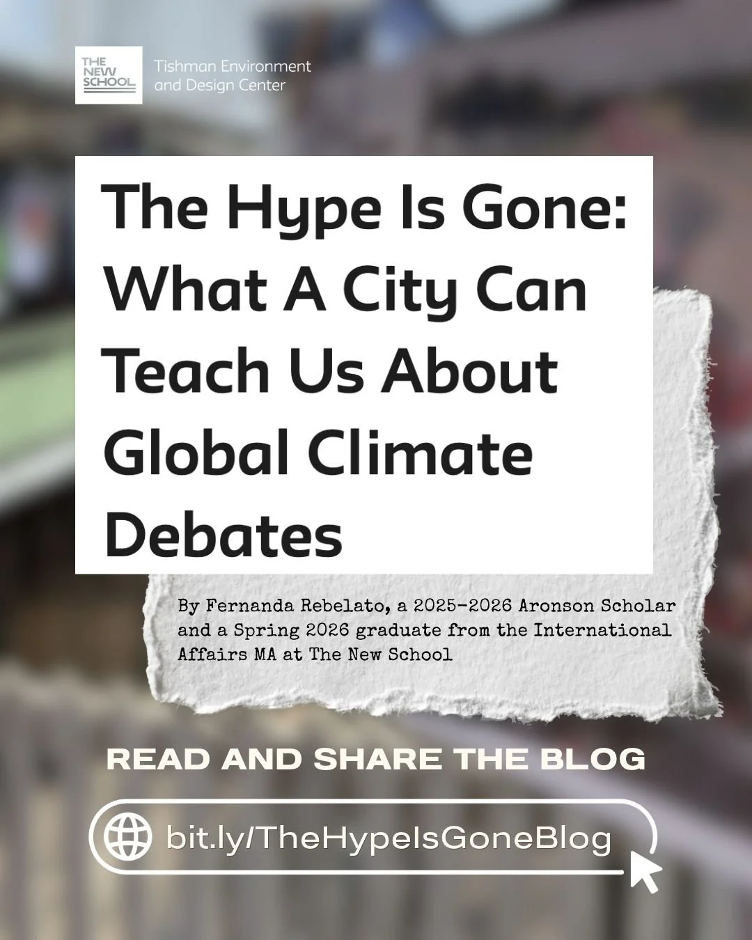 📣 NEW RESEARCH FROM AN ARONSON SCHOLAR 📣

The Hype Is Gone: What A City Can Teach Us About Global Climate Debates

As the world turns its attention to Brazil following Luiz In&aacute;cio Lula da Silva's reelection, many are asking what Brazilian de