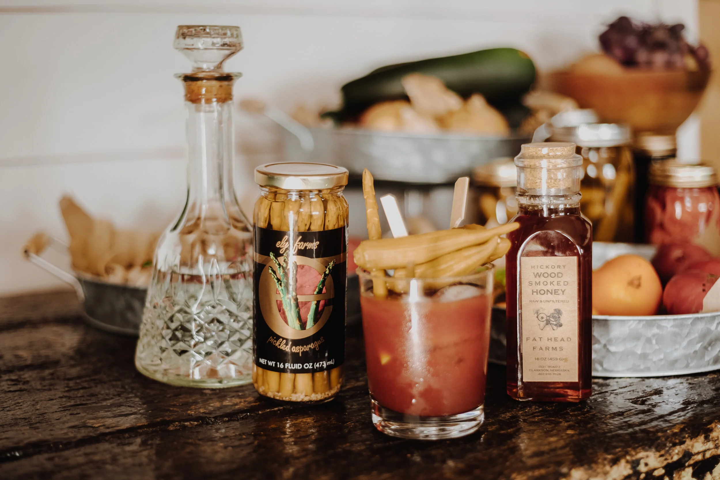 Wood Smoked Honey Bloody Mary