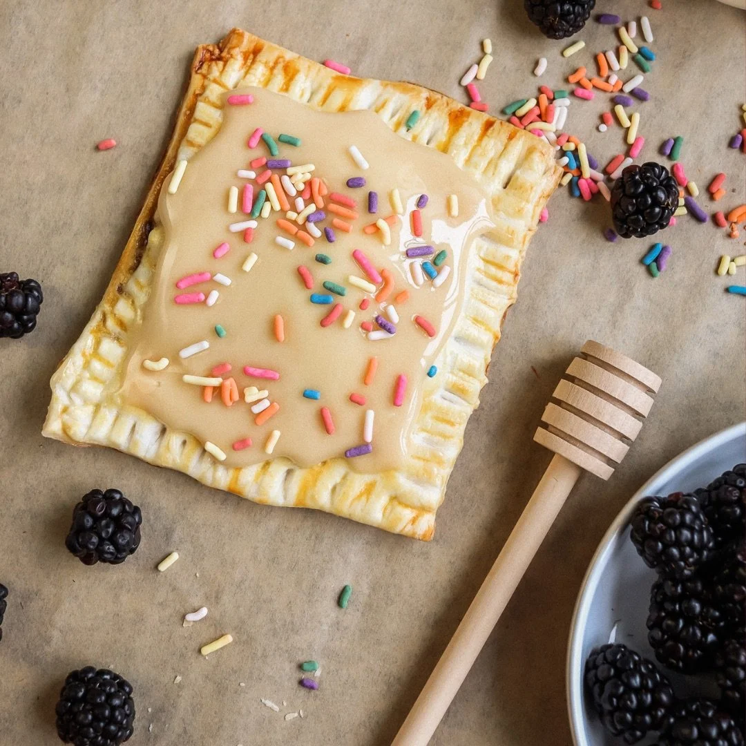 Homemade Pop Tarts with Honey Blackberry Filling