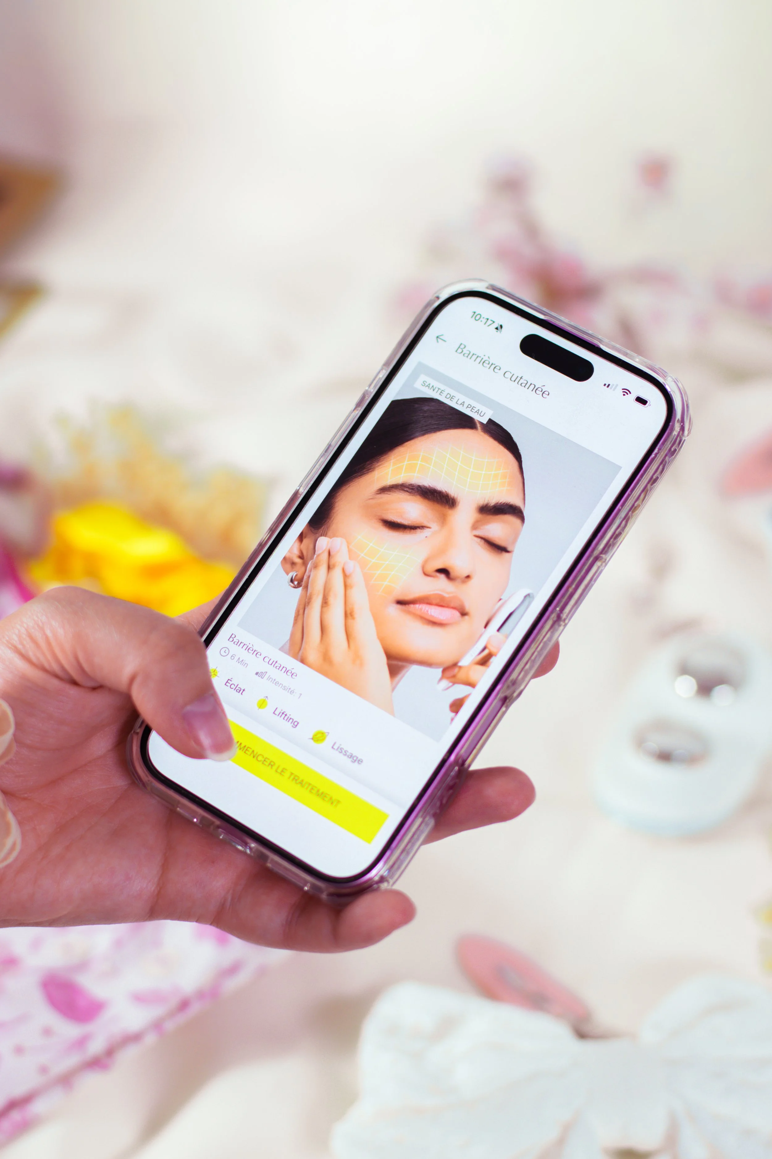 Traitement "Barrière Cutanée" disponible sur l'application Ziip Beauty