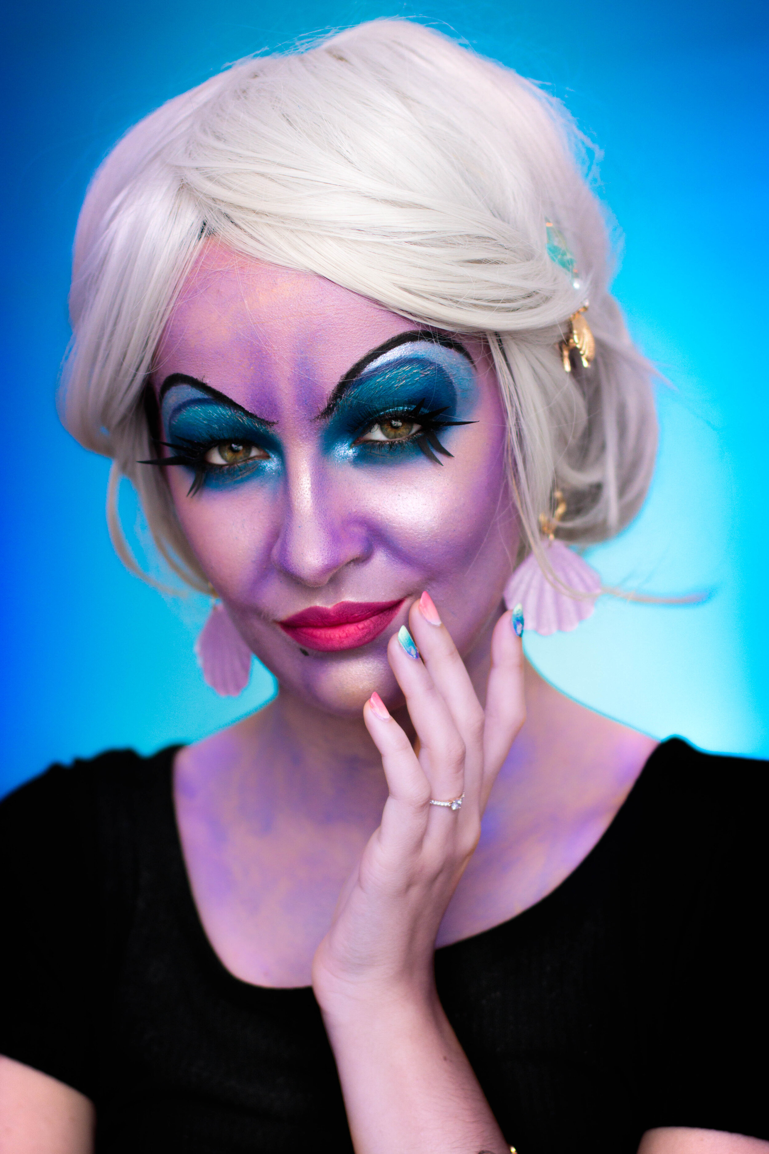 Halloween Makeup / Disney Villains: Ursula — Pauuulette - Blog Makeup
