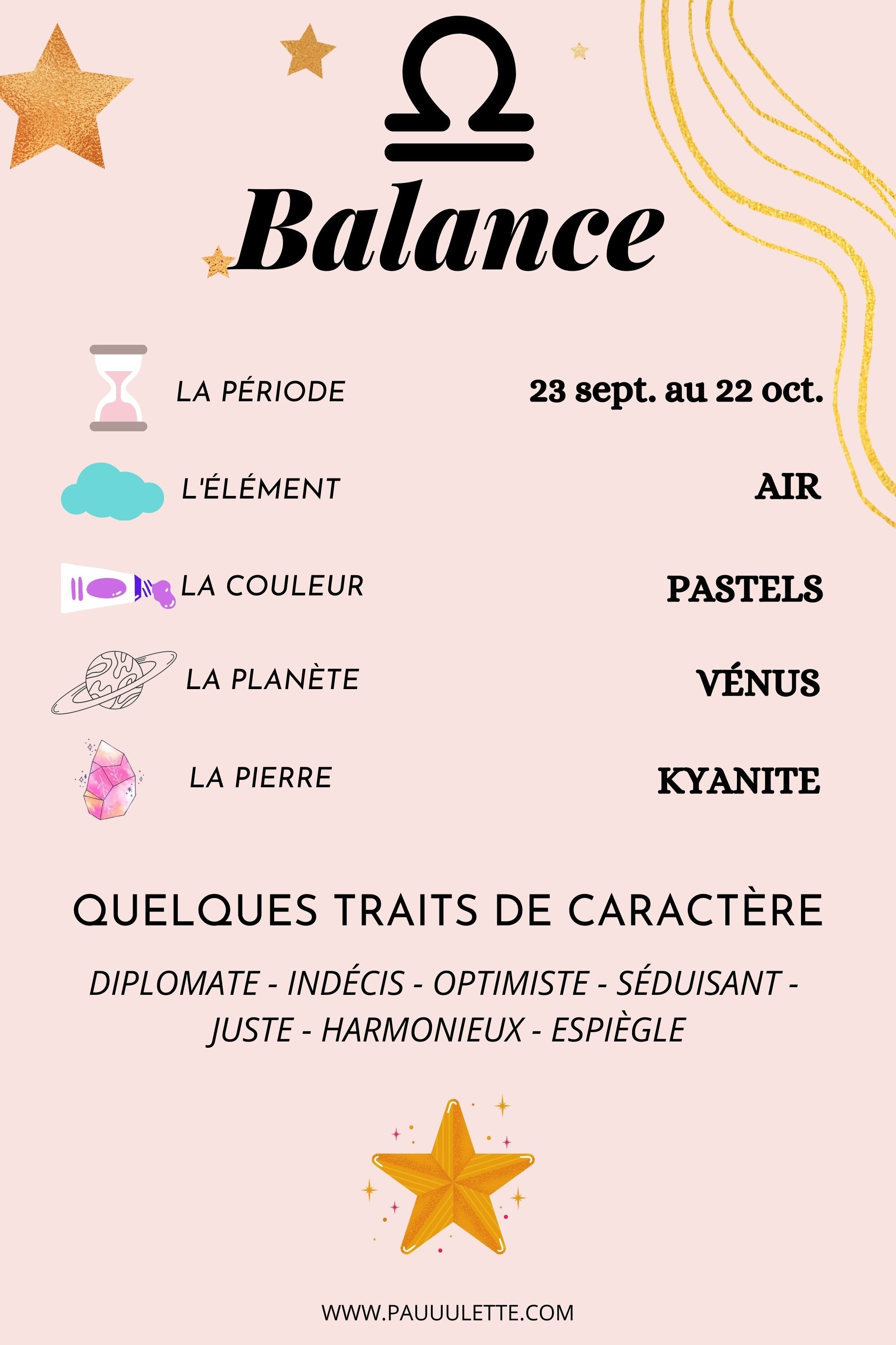 Les Signes du Zodiaque - La Balance — Pauuulette - Blog Makeup