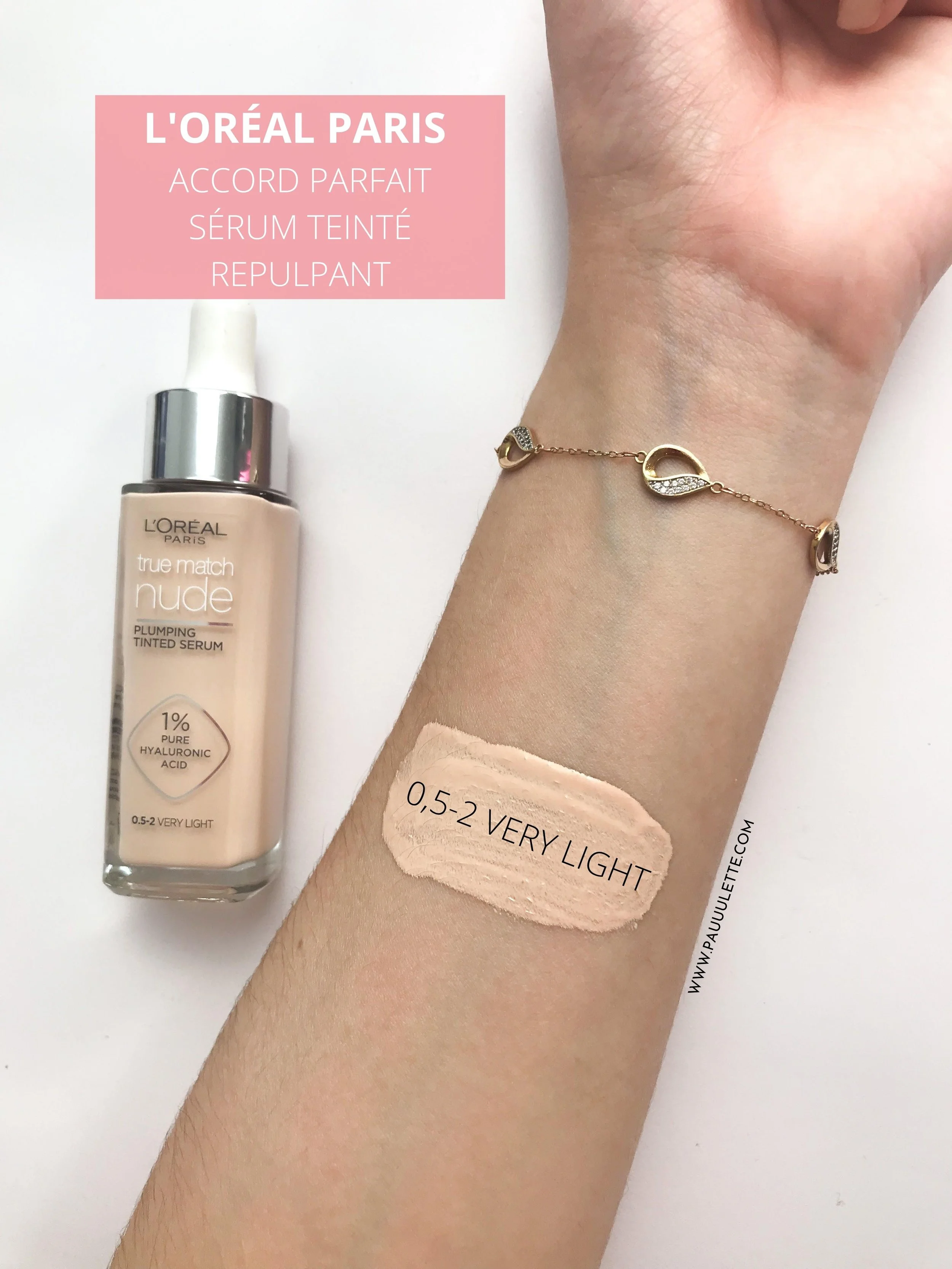 L'Oréal Paris Accord Parfait Sérum Teinté Repulpant Revue, Avis & Swatches ! — Pauuulette L'Oréal Paris Accord Parfait Sérum Teinté Repulpant Revue, Avis & Swatches ! — Pauuulette